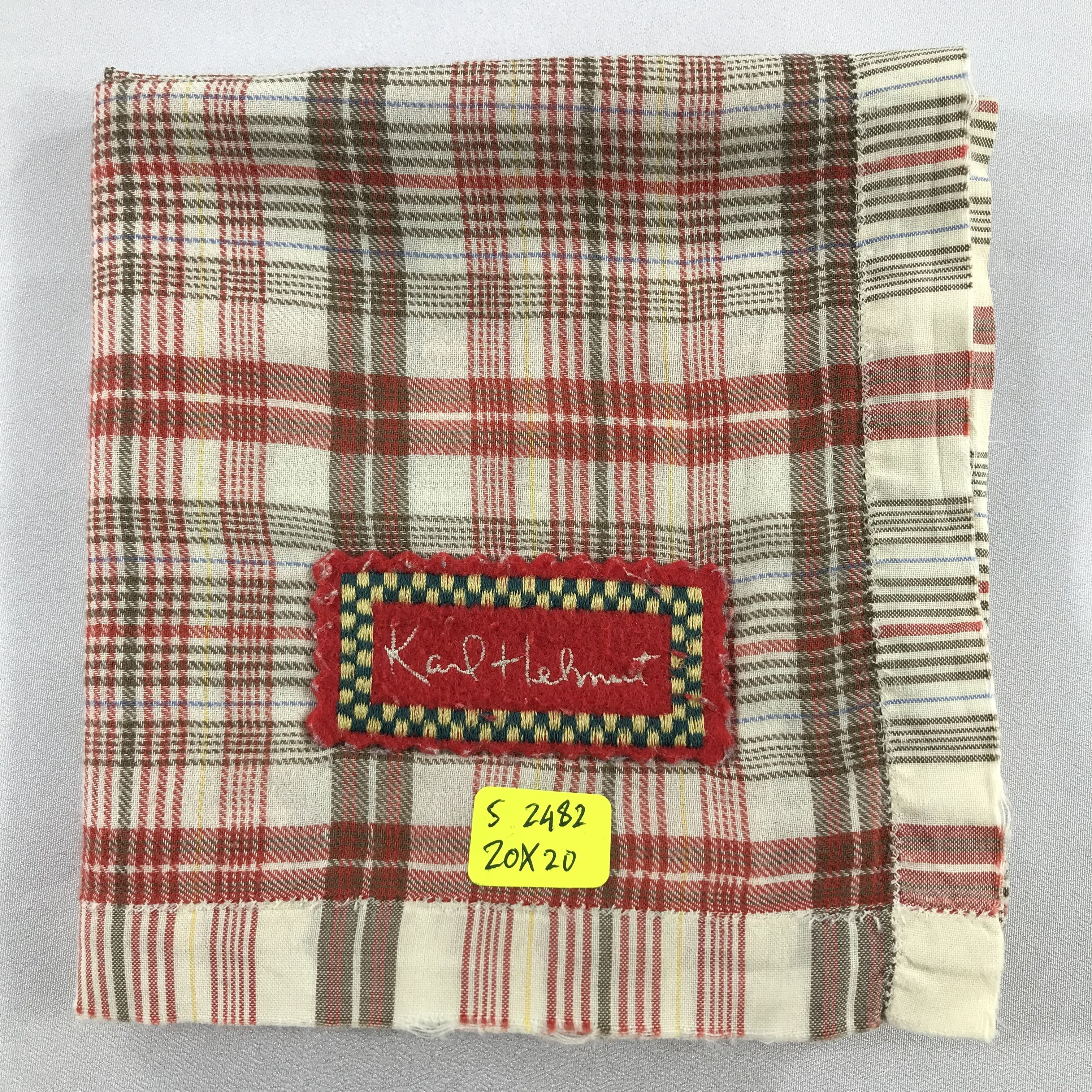 Karl Helmut × Vintage Karl Helmut Bandana / Handkerchief / Neckerchief - S2482 Size ONE SIZE - 5 Thumbnail