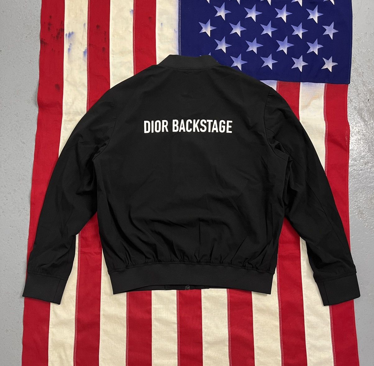 Dior Dior Backstage Black Bomber Jacket Size L / US 10 / IT 46 - 1 Thumbnail