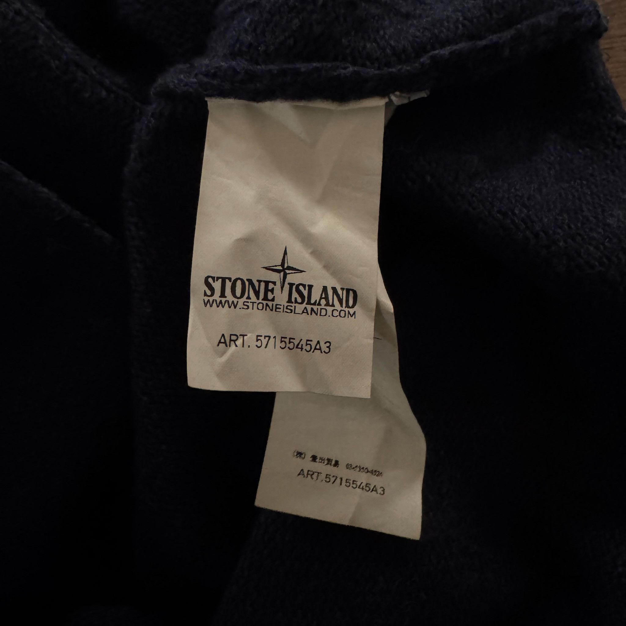 Stone Island Stone Island blue wool sweater Size US L / EU 52-54 / 3 - 4 Thumbnail