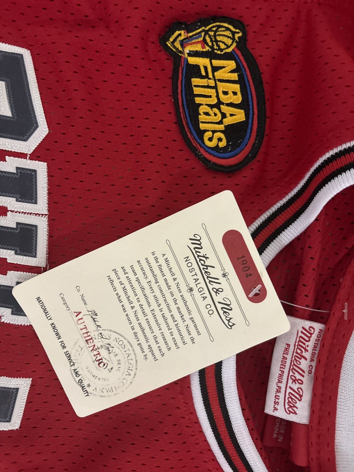 NBA × Vintage NBA Authentic Jersey Bulls Road Finals 1997-98 Pippen Size US M / EU 48-50 / 2 - 3 Thumbnail