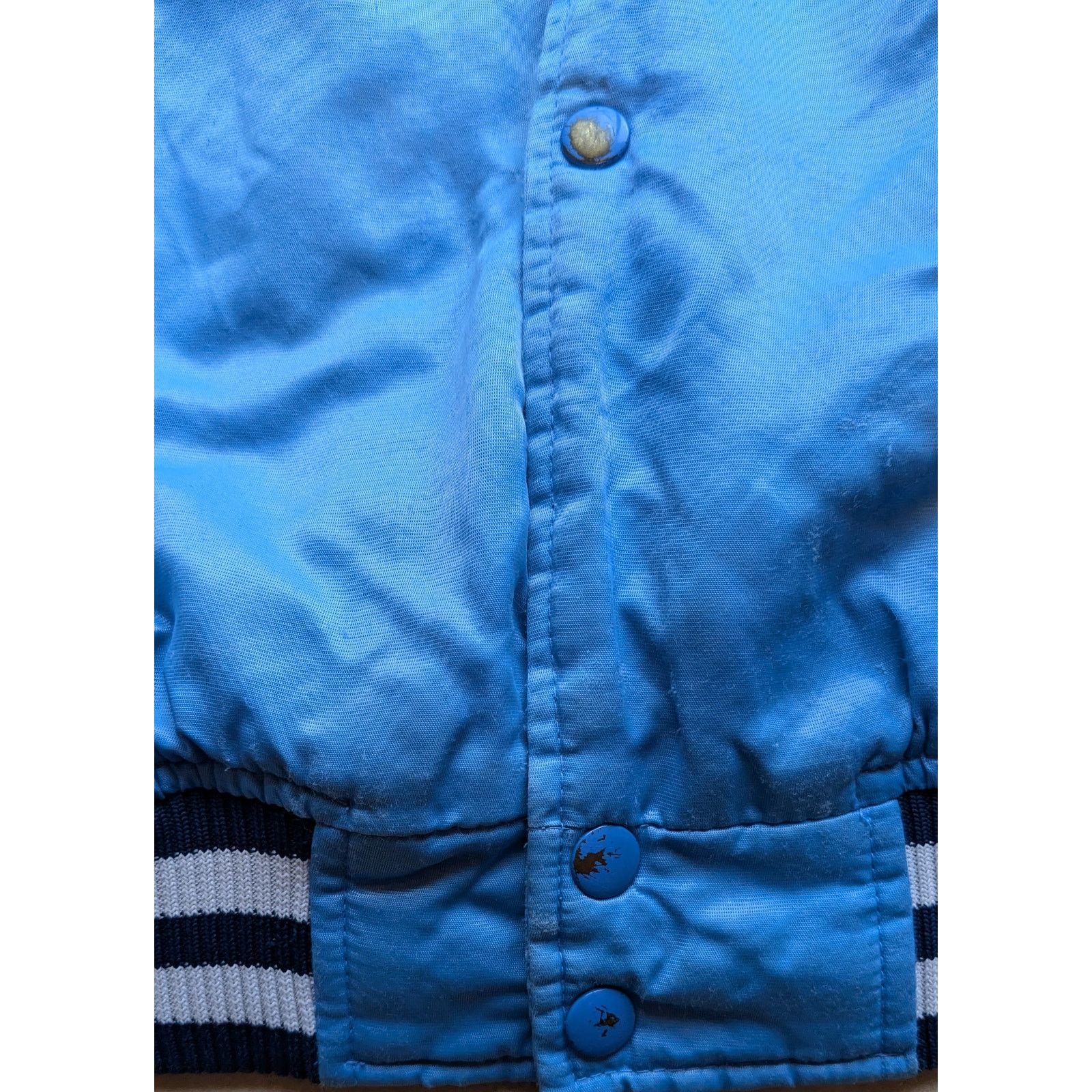 MLB × Starter NY Yankees 90s STARTER satin BABY BLUE bomber 2XL MLB vtg Size US XXL / EU 58 / 5 - 4 Thumbnail