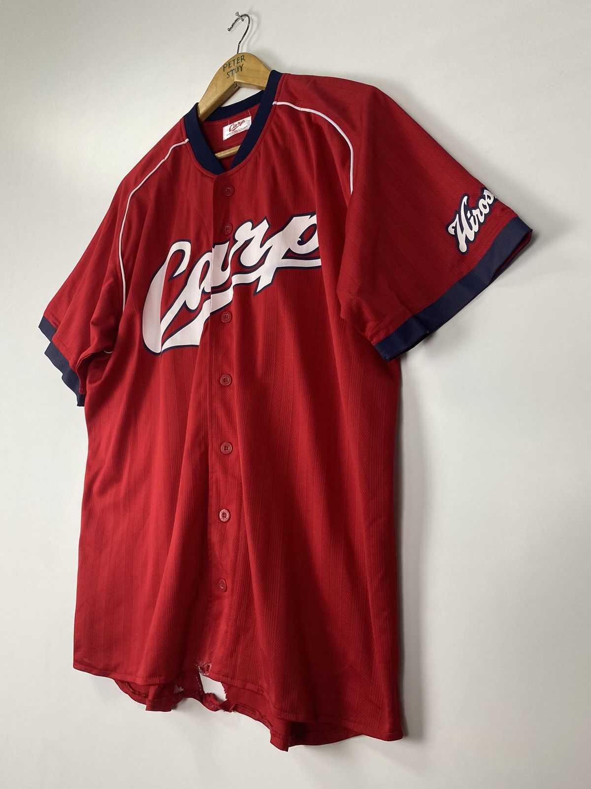 MLB × Vintage Carp Hiroshima Toyo Carp jersey Size US L / EU 52-54 / 3 - 3 Thumbnail