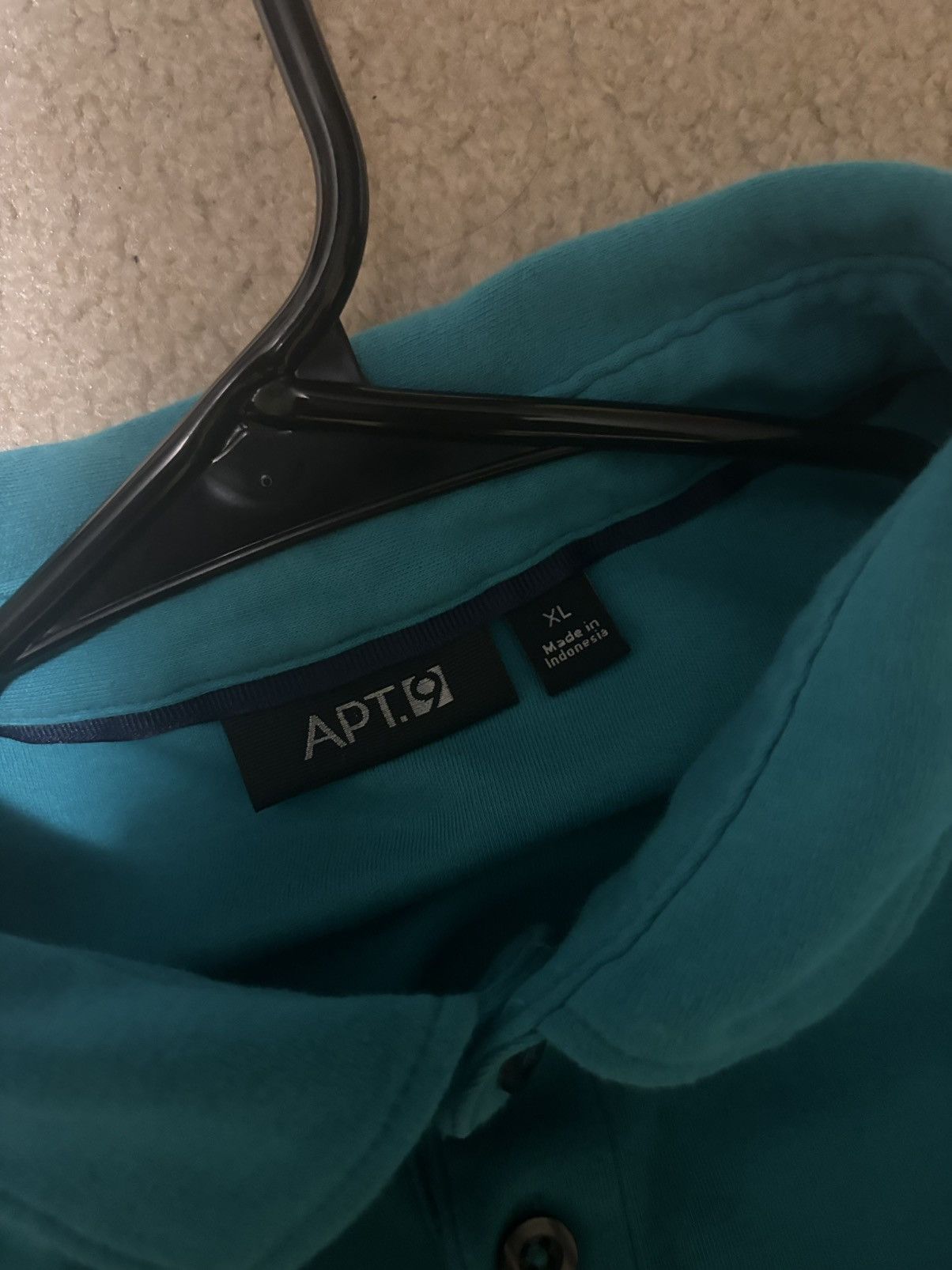 Apt. 9 Apt 9 Polo Shirt Mens Size XL Teal Blue Short Sleeve Golf Size US XL / EU 56 / 4 - 3 Thumbnail