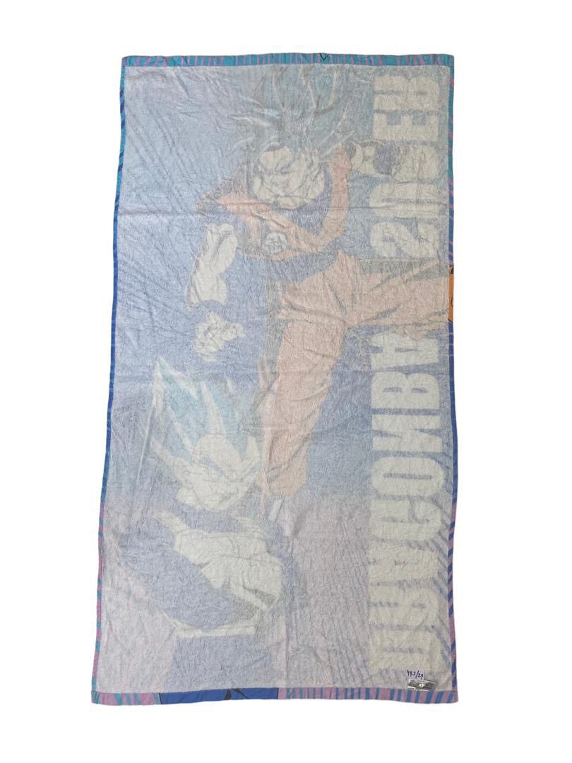 Anime ⚡️VINTAGE DRAGON BALL Super Goku Bezita bath Towel Size ONE SIZE - 3 Thumbnail