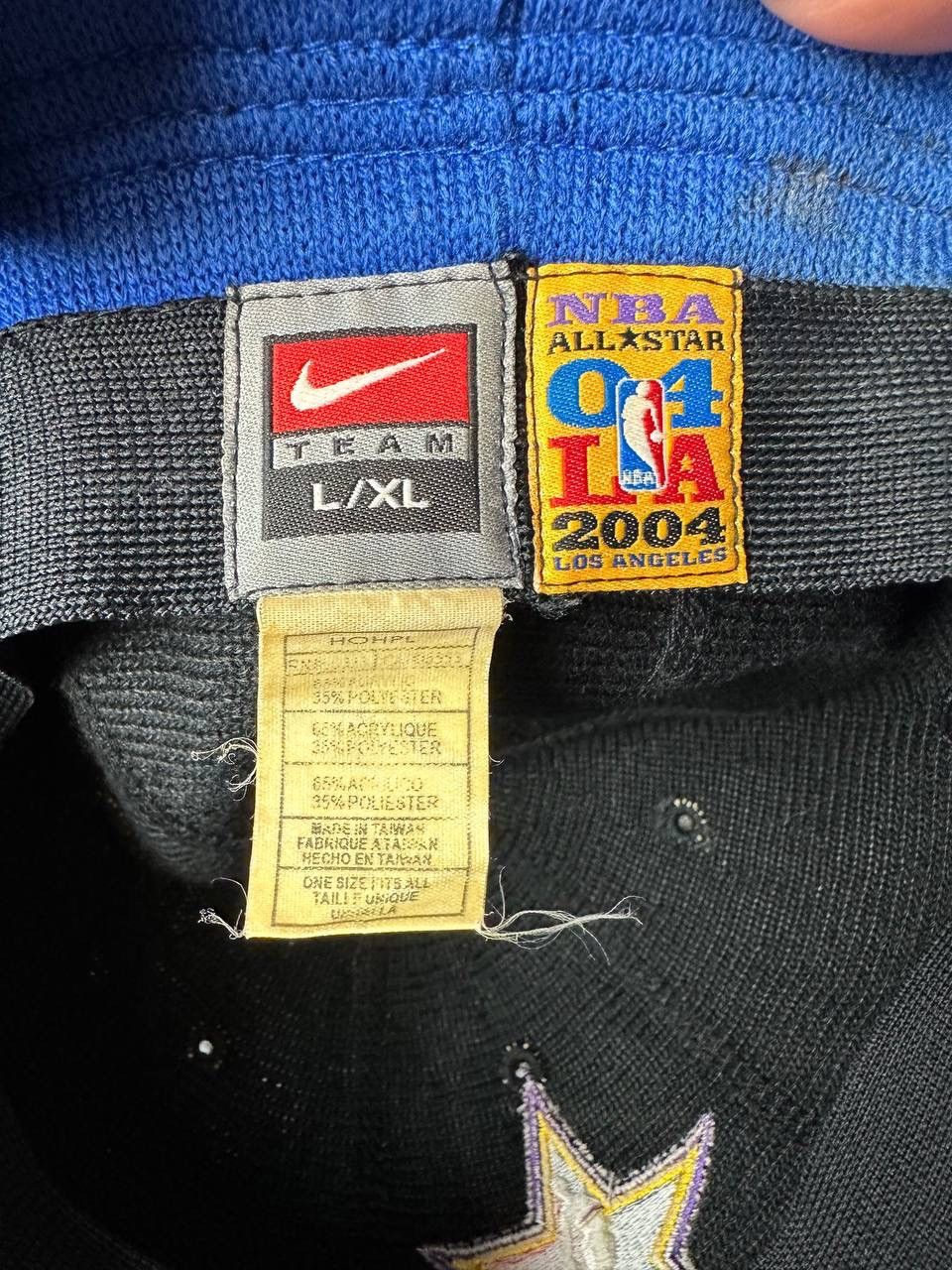 NBA × Nike × Vintage Rare Nike NBA 2004 All Star Game Bucket Hat L/XL Size ONE SIZE - 3 Thumbnail