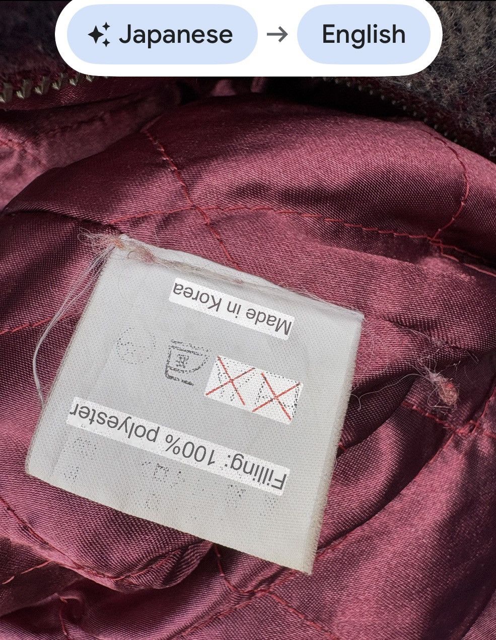 Vintage Vintage Classic Burgundy Wool Plaid Tartan Works Jacket Size US L / EU 52-54 / 3 - 10 Thumbnail