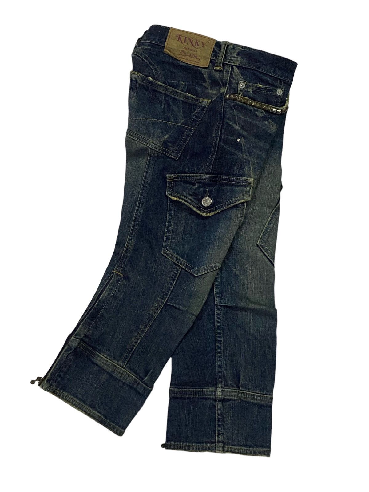 Hysteric Glamour Hysteric Glamour Strechable 3 Quarters Cargo Jeans Size 28" / US 6 / IT 42 - 21 Thumbnail