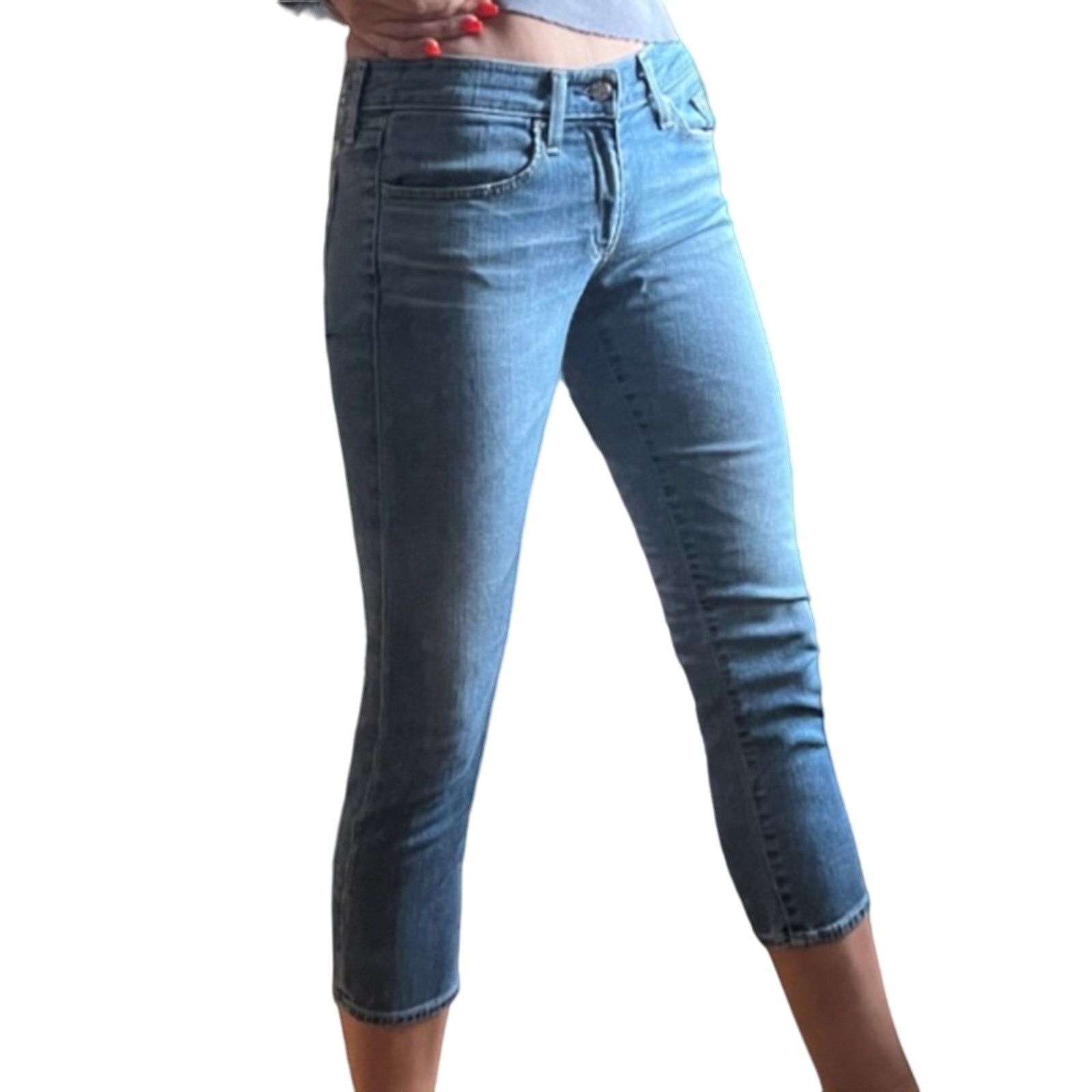 AG Adriano Goldschmied Adriano Goldschmied Blue Jeans | Size 26 Size 26" / US 2 / IT 38 - 4 Thumbnail