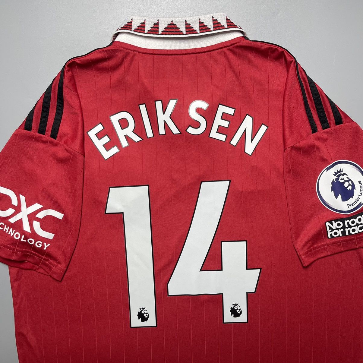 Vintage MAN UNITED ADIDAS 2022/2023 SOCCER HOME JERSEY #14 ERIKSEN Size US L / EU 52-54 / 3 - 9 Thumbnail