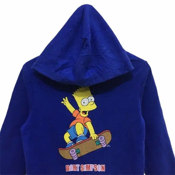 The Simpsons THE SIMPSONS Bart Simpson Hoodie Sweater Big Logo Cartoon Size US M / EU 48-50 / 2 - 3 Thumbnail