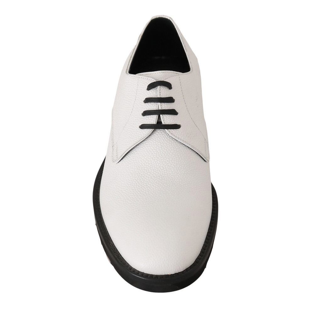 Dolce & Gabbana Dolce & Gabbana Elegant White Formal Leather Shoes Size US 6 / EU 39 - 2 Thumbnail