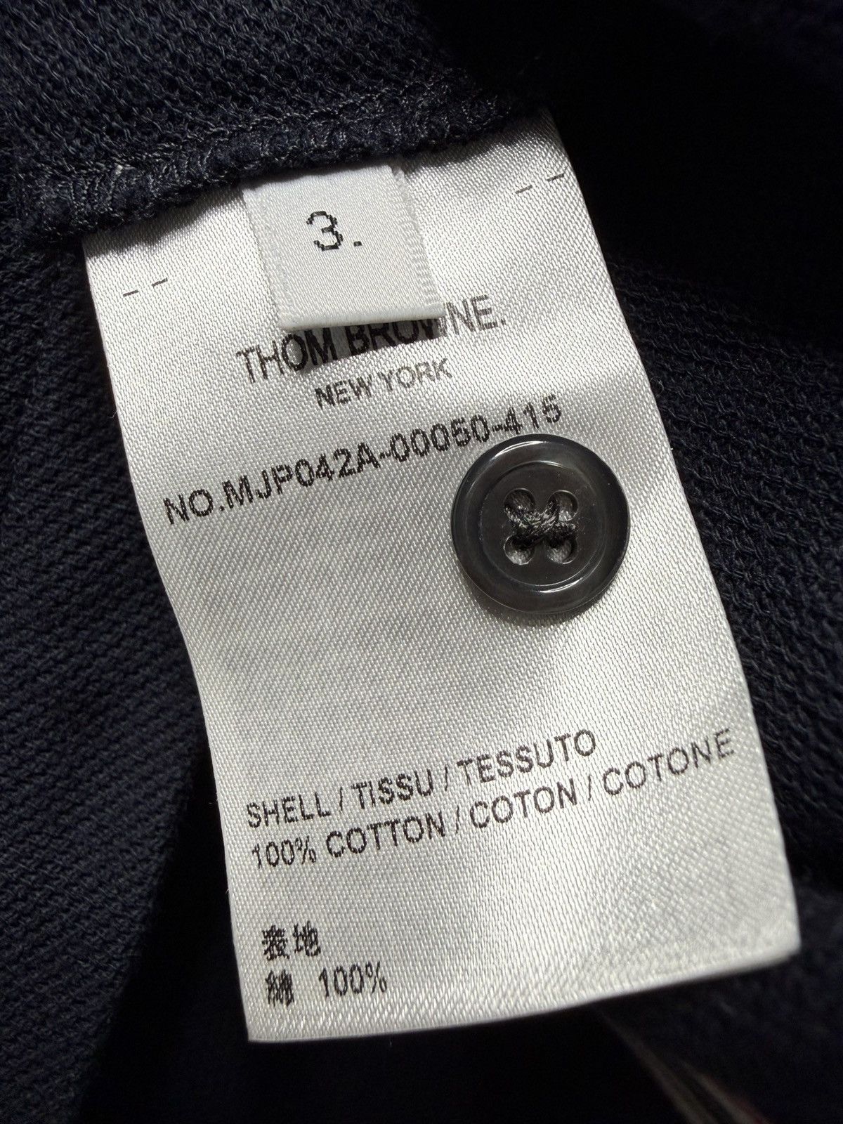 Thom Browne Thom Browne RWB Back Stripe Relaxed Fit Polo Size US L / EU 52-54 / 3 - 10 Thumbnail