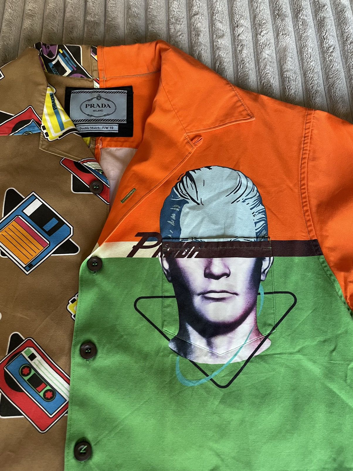Prada Double Match SS19 Shirt Size US M / EU 48-50 / 2 - 2 Thumbnail