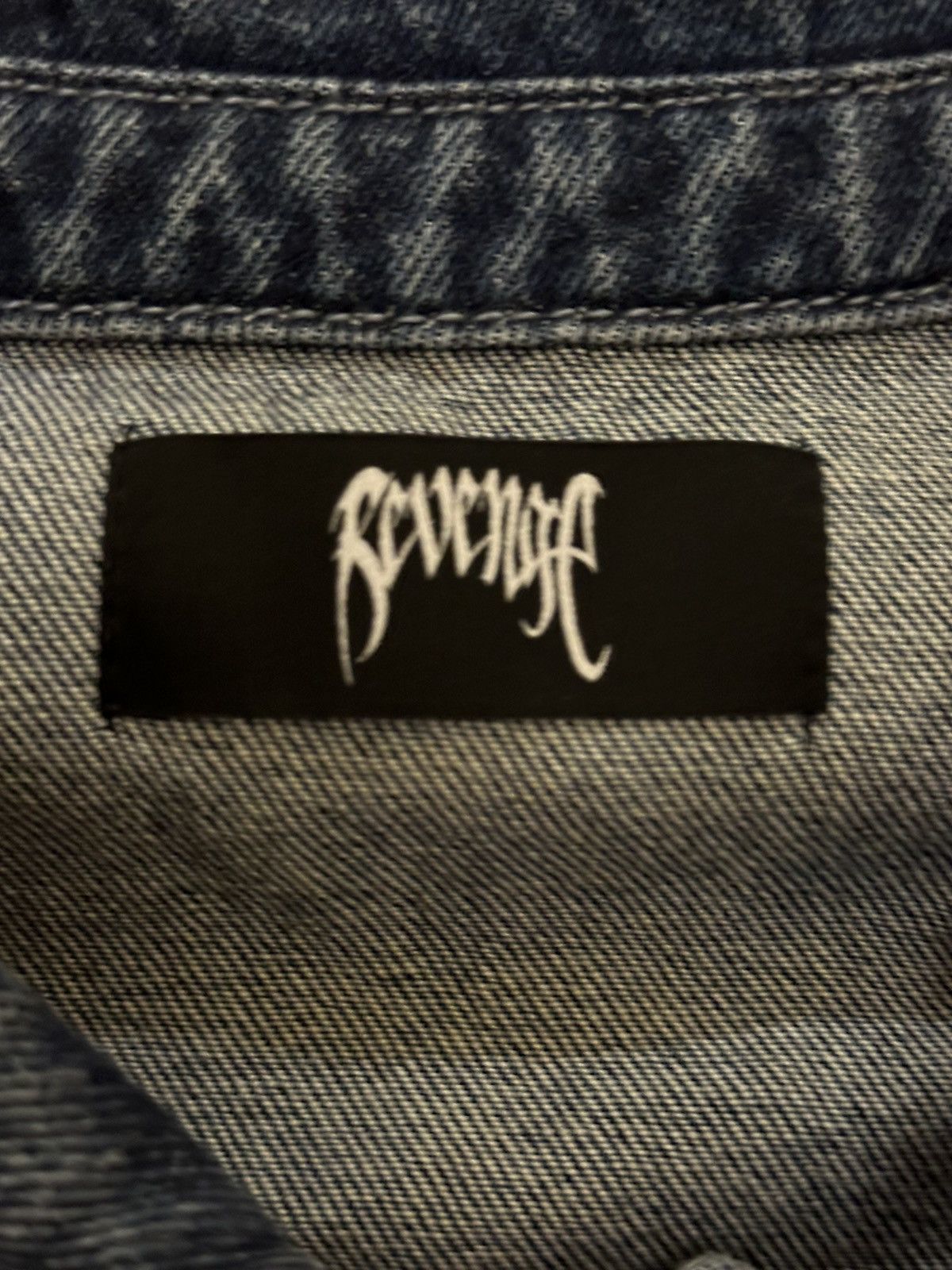 Revenge Revenge Denim Button Up Bleached Indigo Size US M / EU 48-50 / 2 - 7 Thumbnail