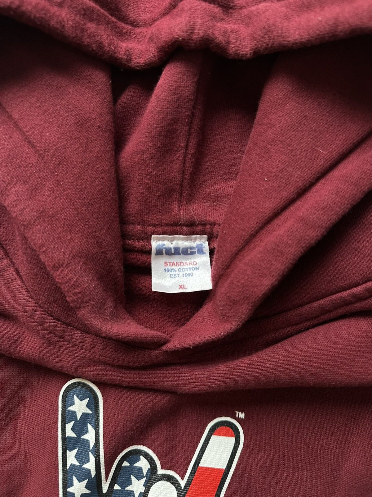 FUCT Fuct skateboards vintage classic hoodie Size US XL / EU 56 / 4 - 4 Thumbnail