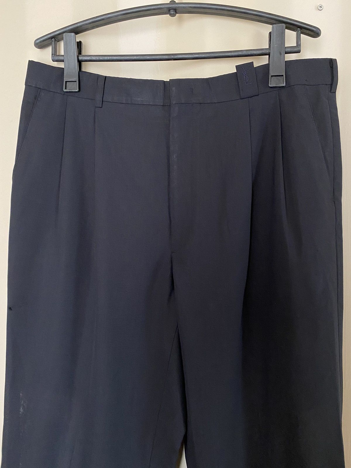 Yves Saint Laurent YVES SAINT LAURENT YSL Men Black Formal Trousers Pants Size US 37 - 4 Thumbnail