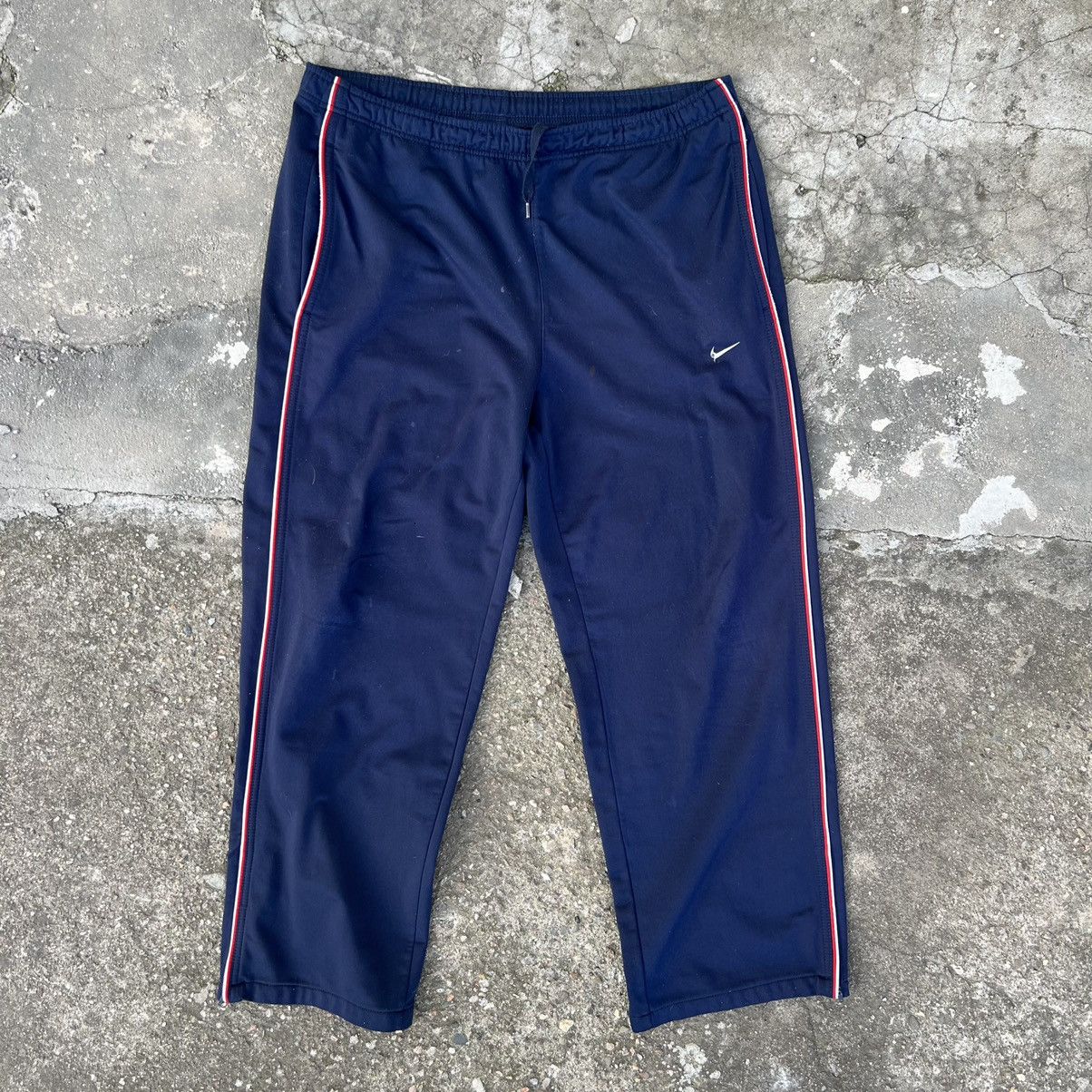 Nike × Vintage Vintage Y2K Nike Mini Swoosh Windbreaker Drill Sweatpants Size US 36 / EU 52 - 1 Thumbnail