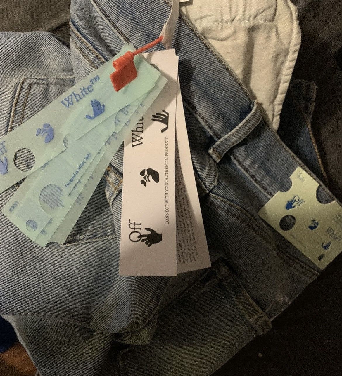Off-White Off White Diag Pocket Jeans Size US 34 / EU 50 - 12 Thumbnail