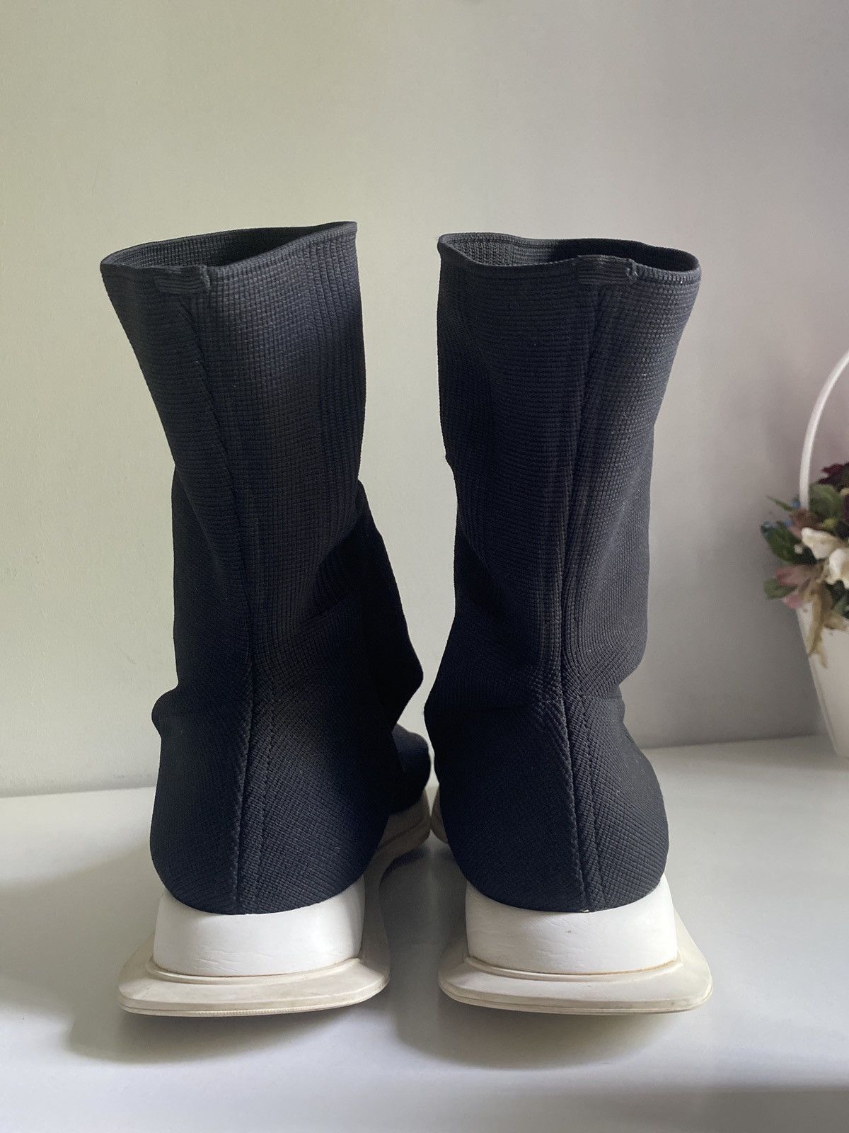 Rick Owens Drkshdw Rick Owens DRKSHDW Runner Stretch Sock Low Size US 9 / EU 42 - 11 Thumbnail