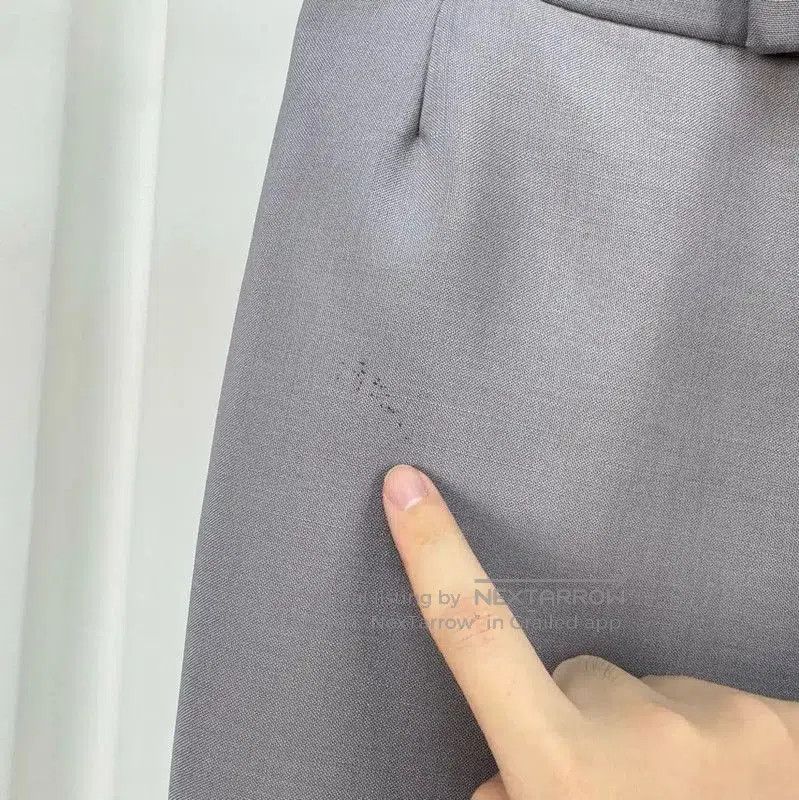 Thom Browne Thom Browne Gray Wool Blend Casual Pants . Size US 27 - 4 Thumbnail