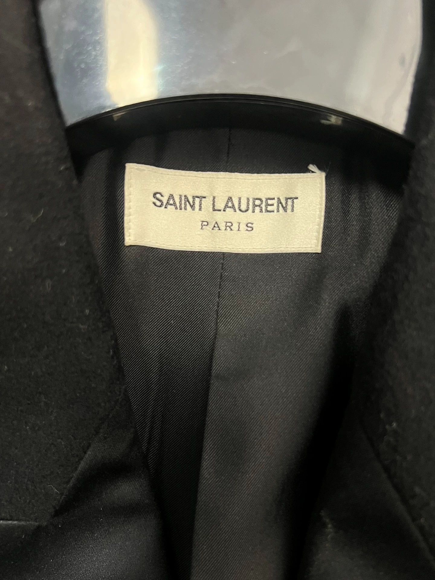 Saint Laurent Paris Authentic Saint Laurent double-breasted cashmere blazer Size S / US 4 / IT 40 - 5 Thumbnail