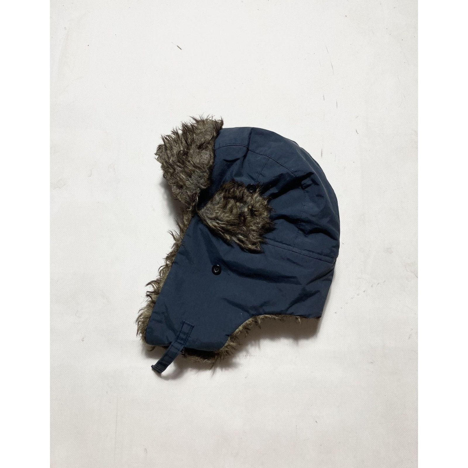 Japanese Brand × Vintage Y2K HYPE FUZZY MOHAIRE AVIATOR USHANKA HAT+ Size ONE SIZE - 1 Thumbnail