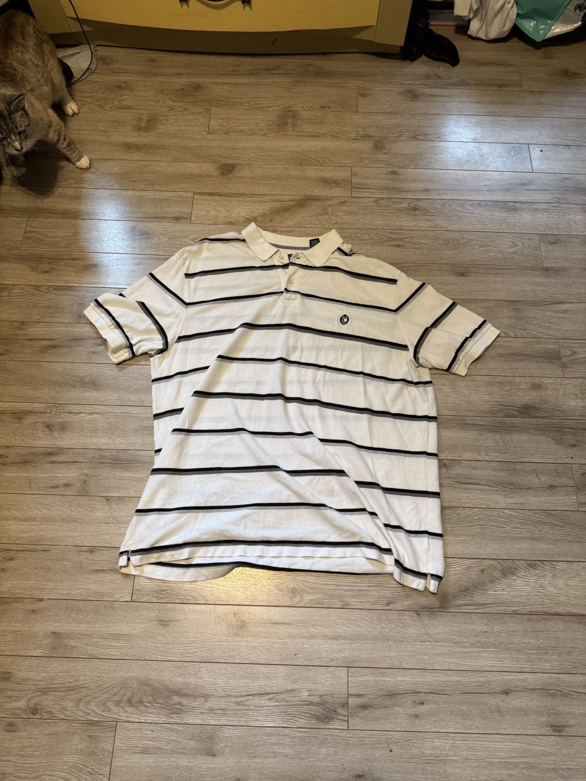 Chaps × Vintage white chaps oversized striped polo Size US XXL / EU 58 / 5 - 1 Thumbnail