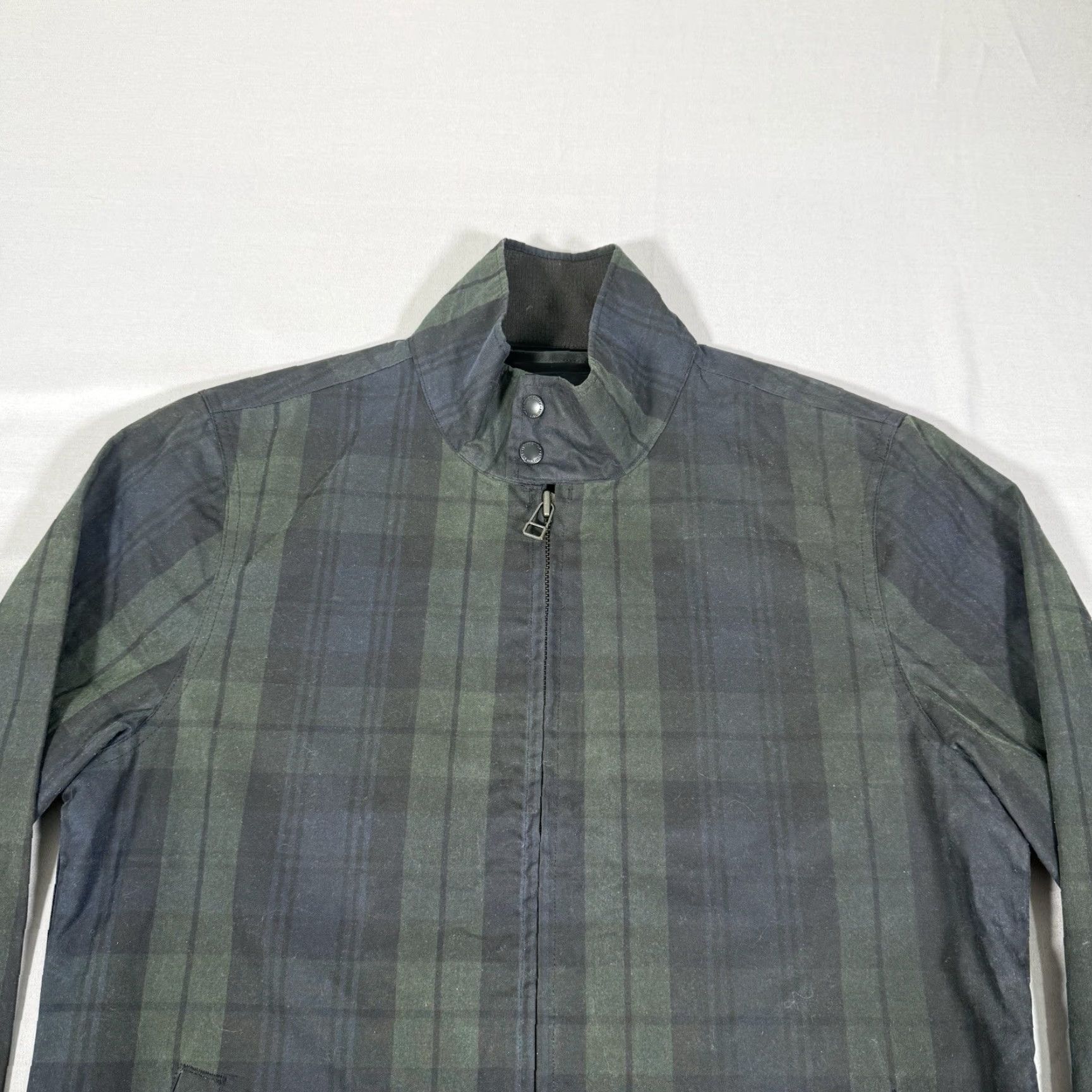 Taylor Stitch Taylor Stitch Jacket Mens 38 Waxed Cotton Plaid Halley Stevensons Zip Up Outdoor Size US XXS / EU 40 - 2 Thumbnail