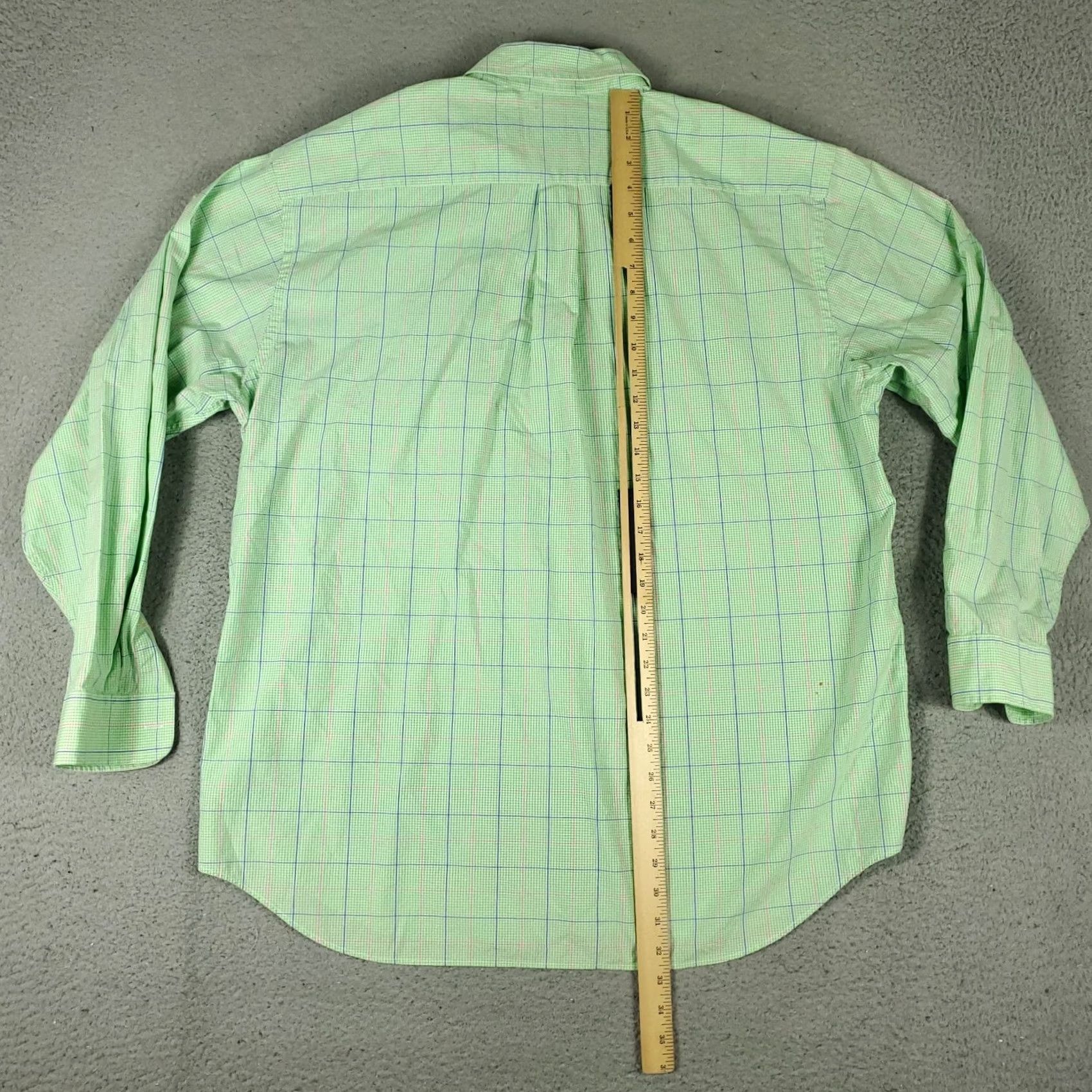 Vineyard Vines Vineyard Vines Shirt Mens XL Green Plaid Button-Up Long Sleeve Size US XL / EU 56 / 4 - 3 Thumbnail
