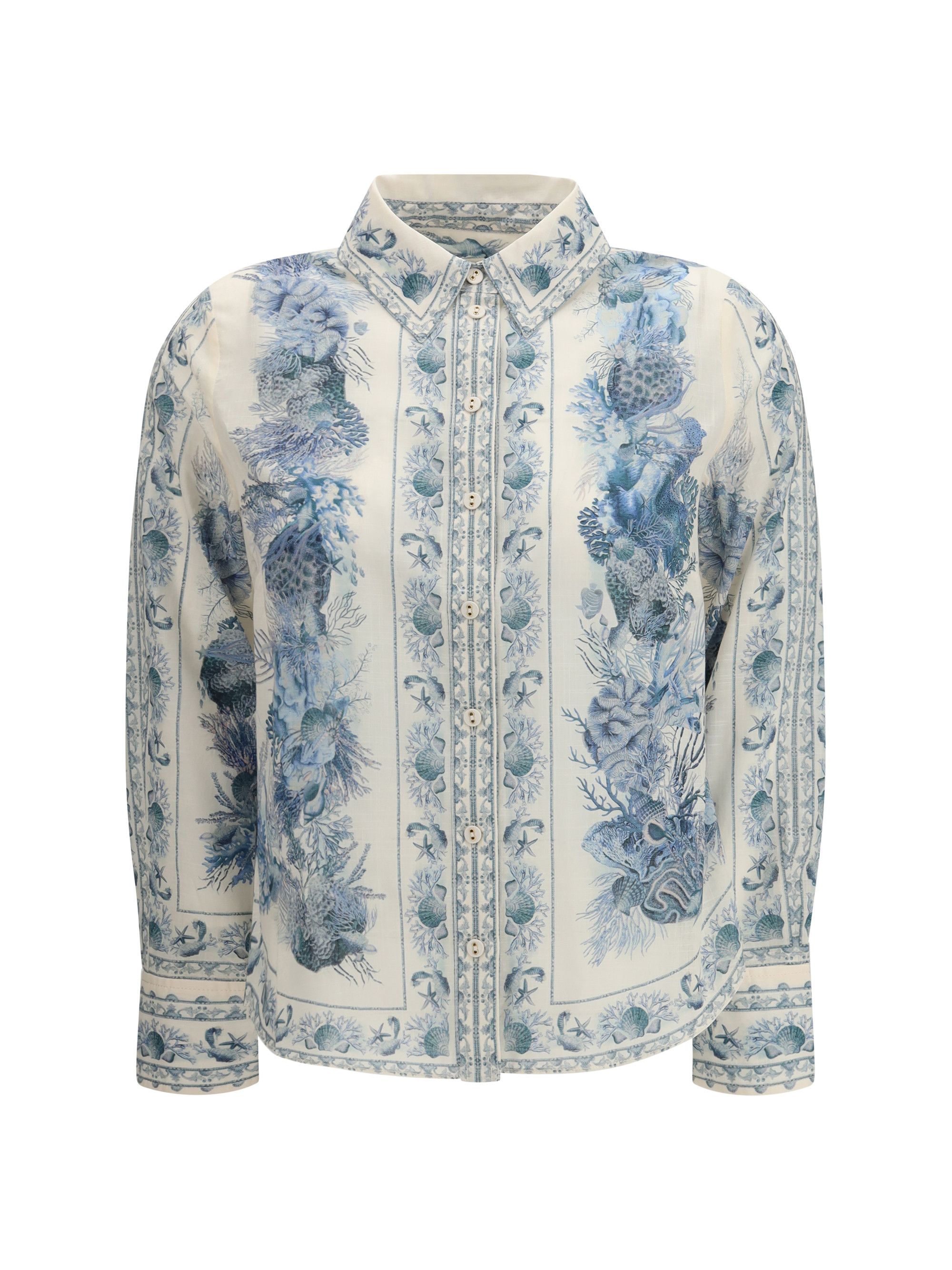 Zimmermann Floral-print cotton Shirt Size M / US 6-8 / IT 42-44 - 1 Thumbnail