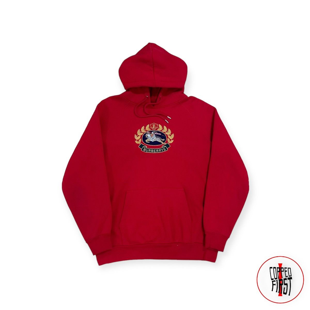 Burberry crest hoodie online