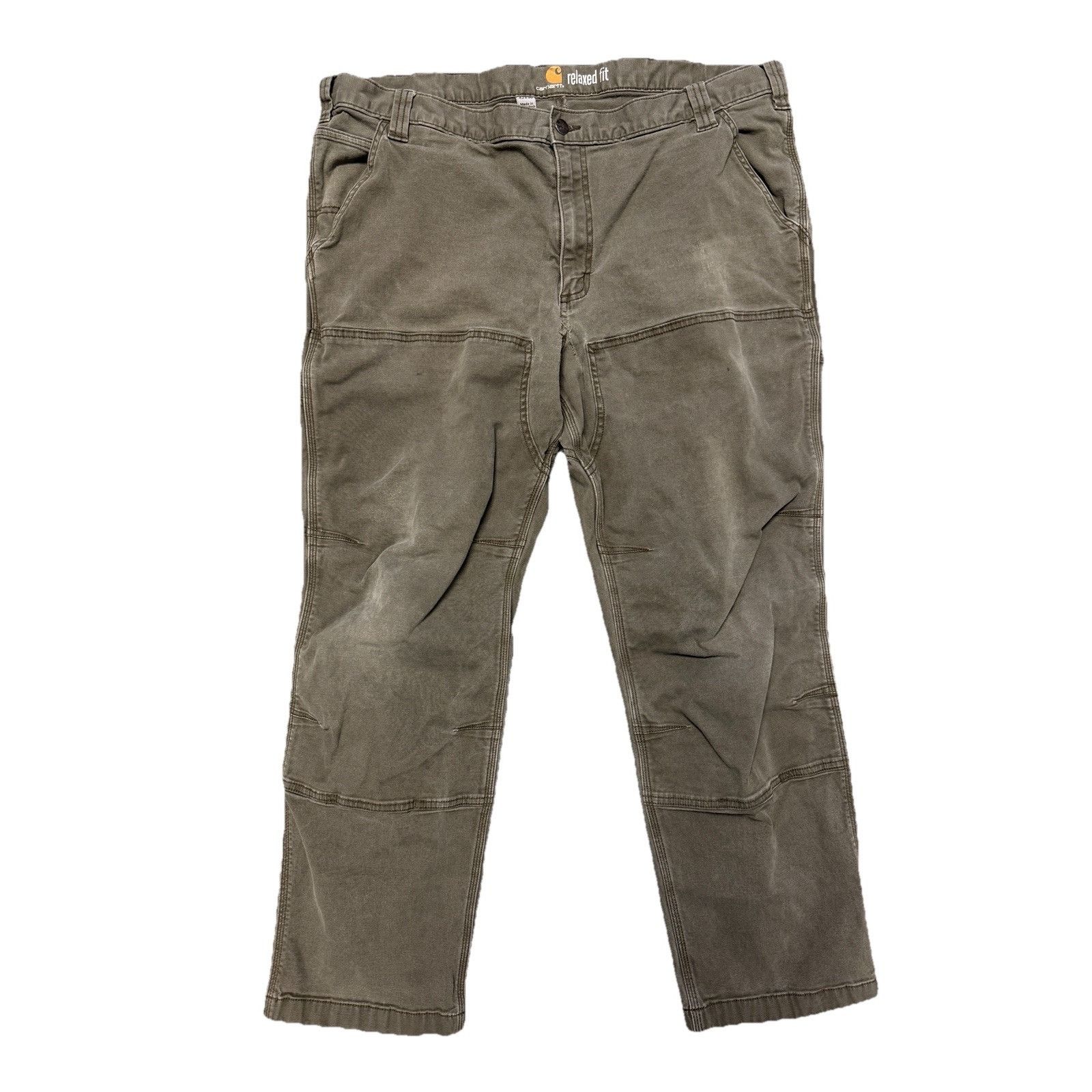 Carhartt Carhartt Double Knee Pants Mens 42x30 Green Relaxed Fit Work Size US 42 / EU 58 - 1 Thumbnail