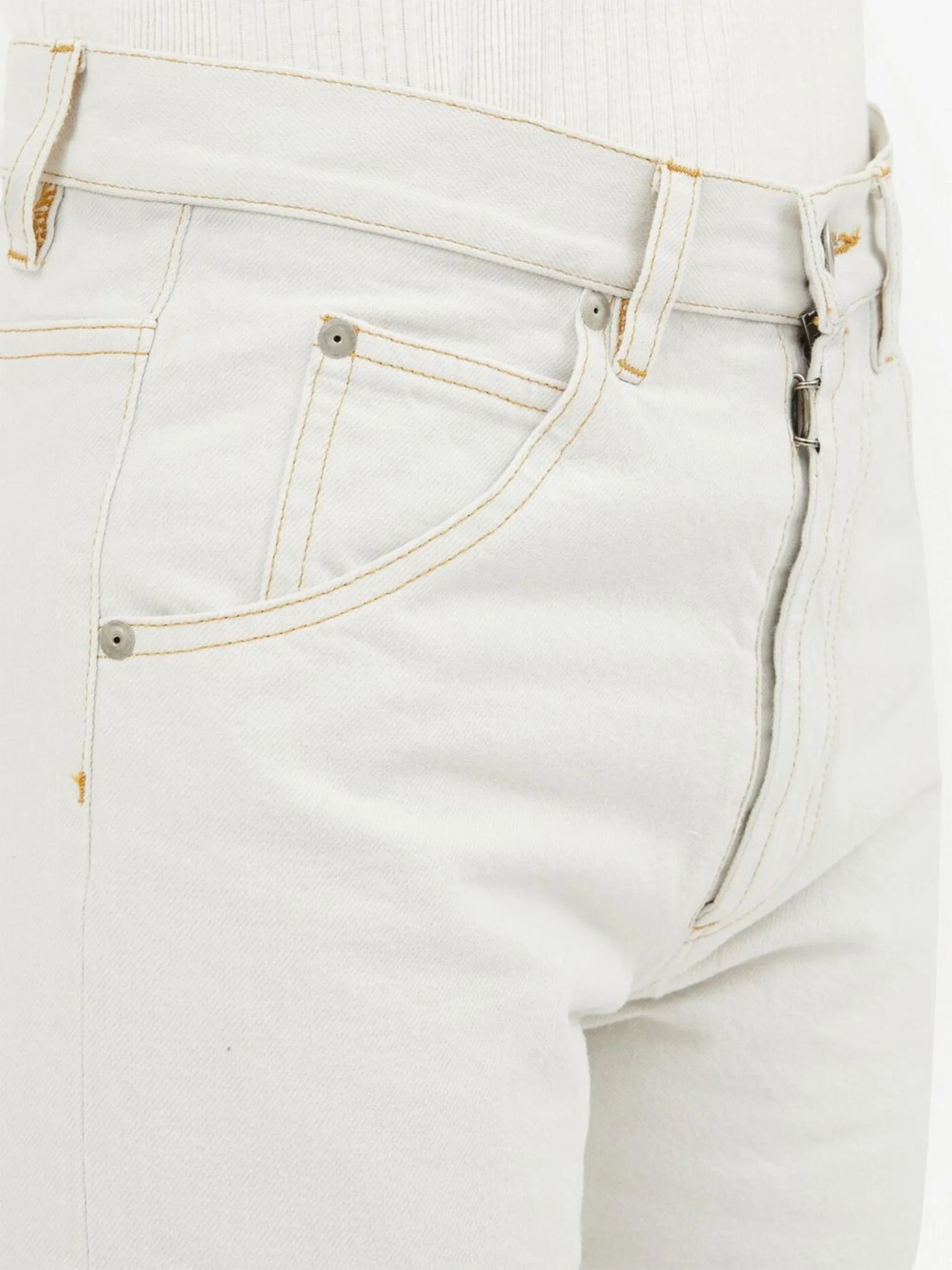 Maison Margiela o1y0625 Casual Pant in White Size 25" / US 0 / IT 36 - 3 Thumbnail