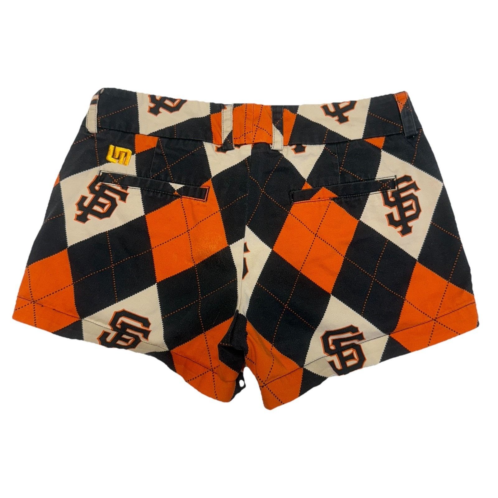 Other Loudmouth Golf Shorts Womens Size 0 (27in) San Francisco Gia Size 27" / US 4 / IT 40 - 2 Thumbnail