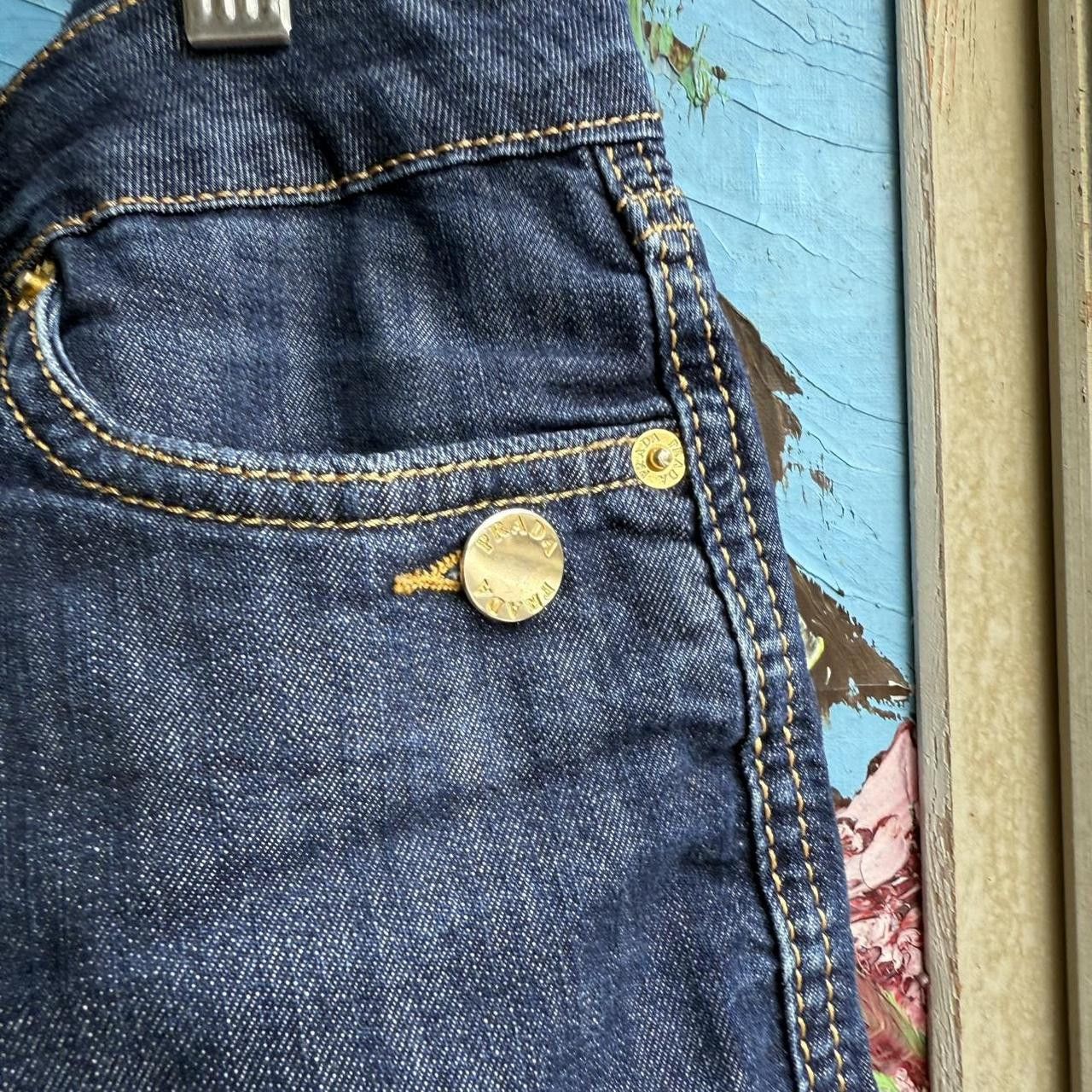 Prada Prada Mini Jeans Skirt y2k Size 27" / US 4 / IT 40 - 3 Thumbnail