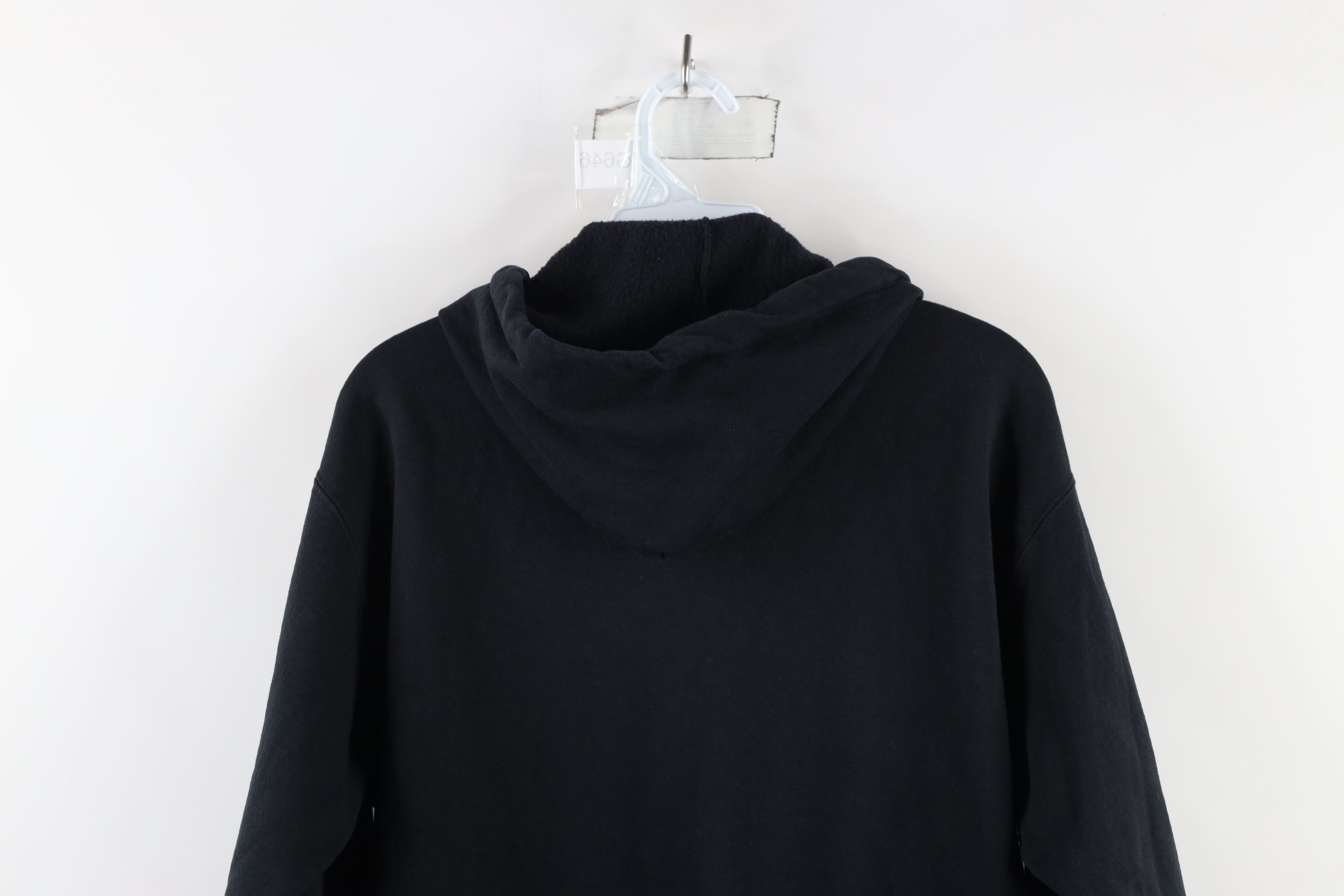 Vintage Vintage 90s Streetwear Full Zip Hoodie Sweatshirt Black Size US M / EU 48-50 / 2 - 7 Thumbnail