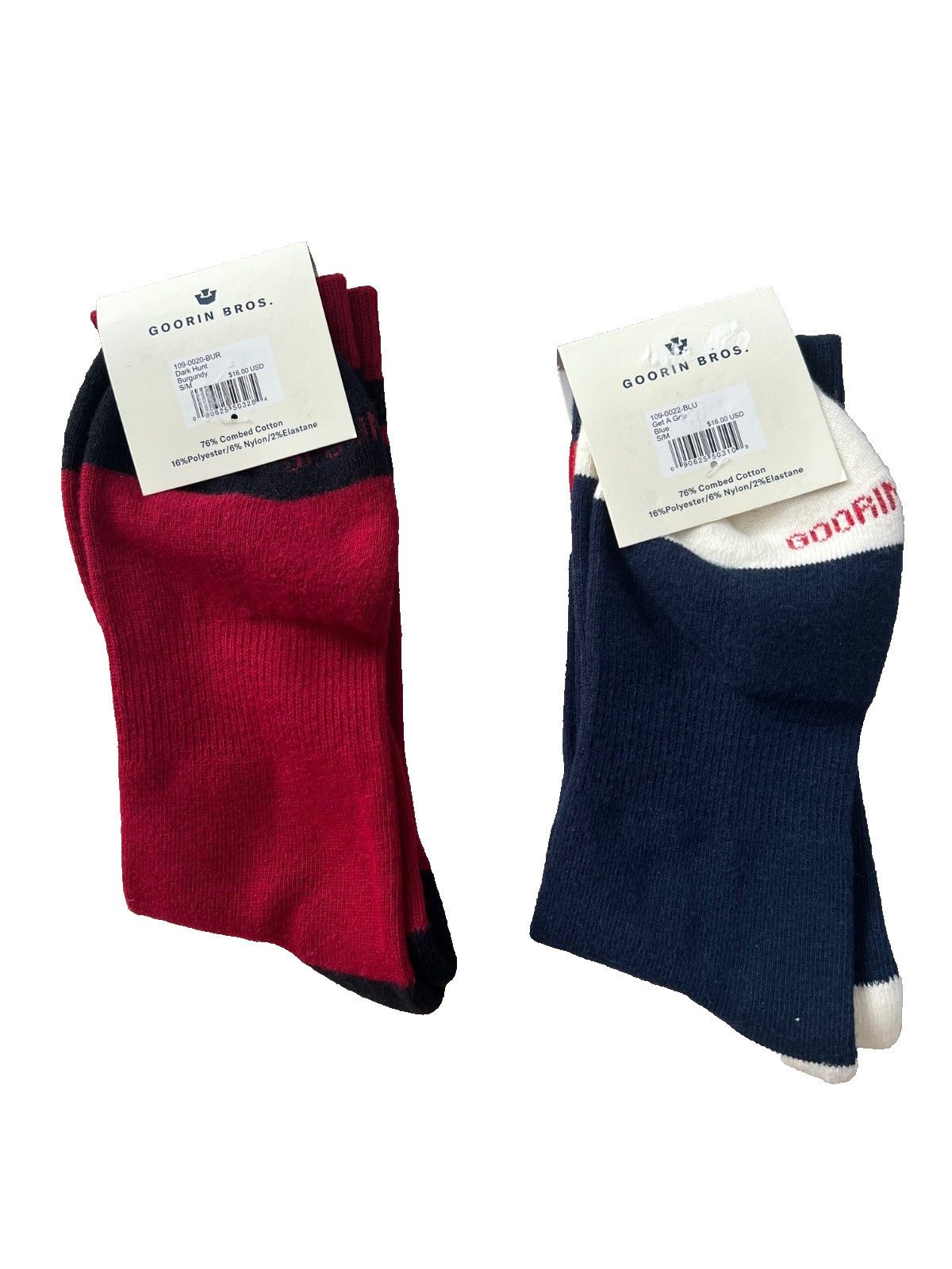 Goorin Bros. Goorin Bros 2 Combed Cotton Rib Socks Freedom & Panther Size ONE SIZE - 2 Thumbnail