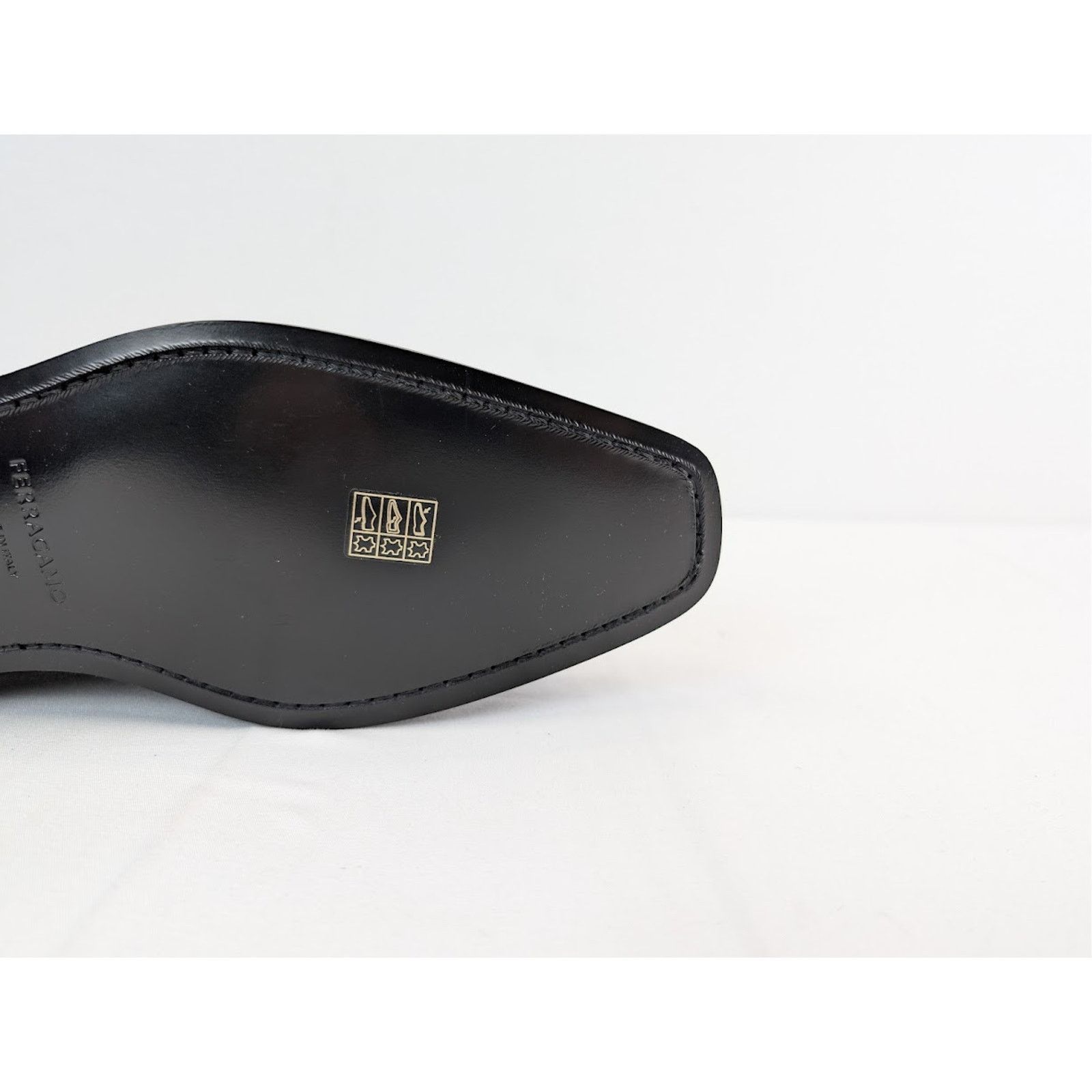 Salvatore Ferragamo o1rshd1 Nero Calf Shoes in Nero Size US 12 / EU 45 - 12 Thumbnail