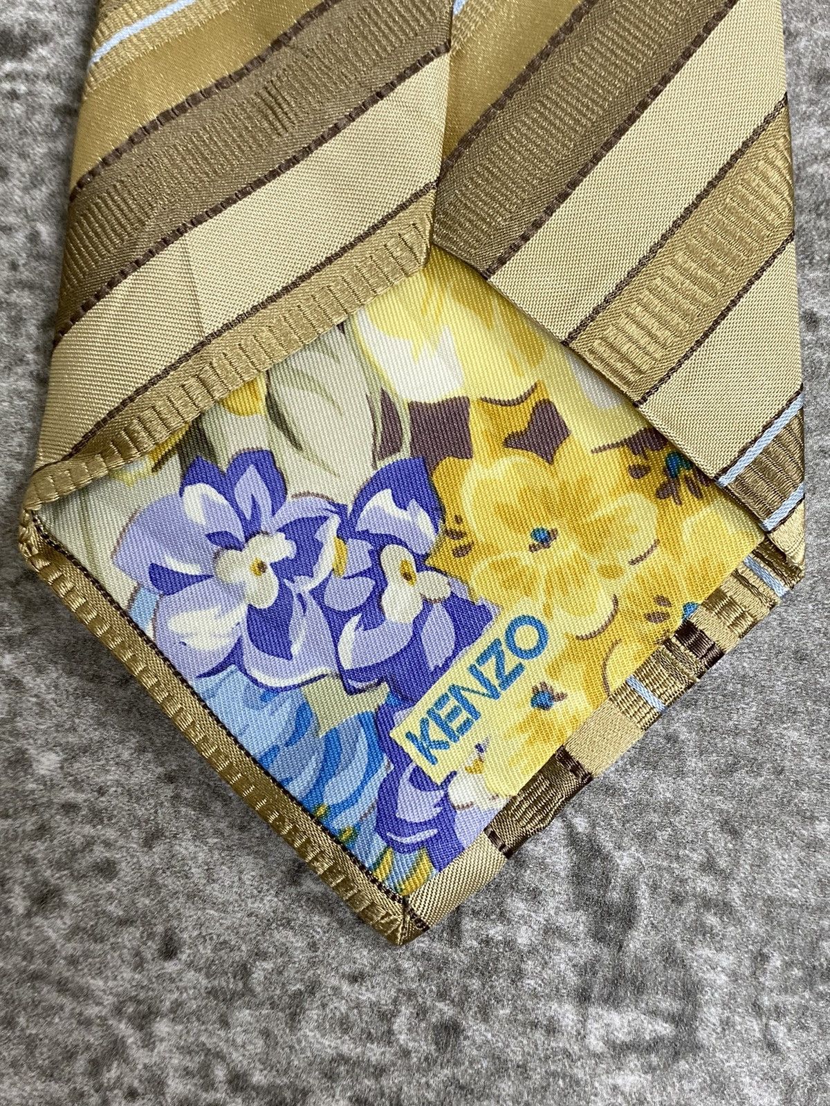 Kenzo Kenzo Homme Silk Tie Size ONE SIZE - 4 Thumbnail