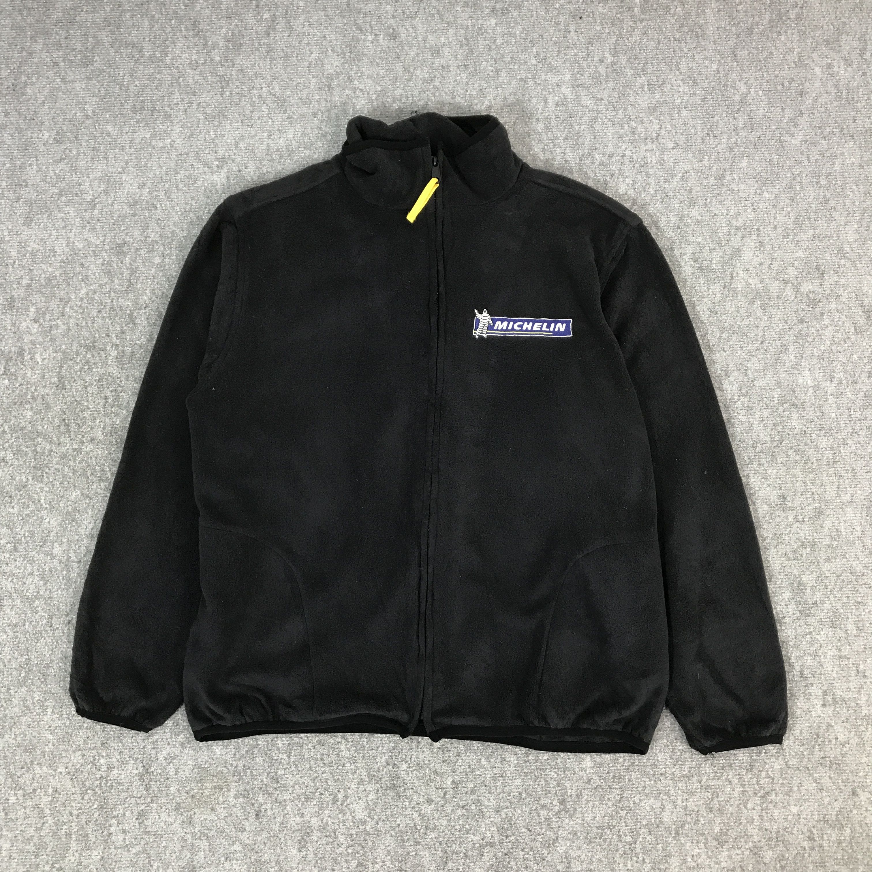 Japanese Brand MICHELIN FLEECE TYRE BRAND JACKET Size US L / EU 52-54 / 3 - 1 Thumbnail