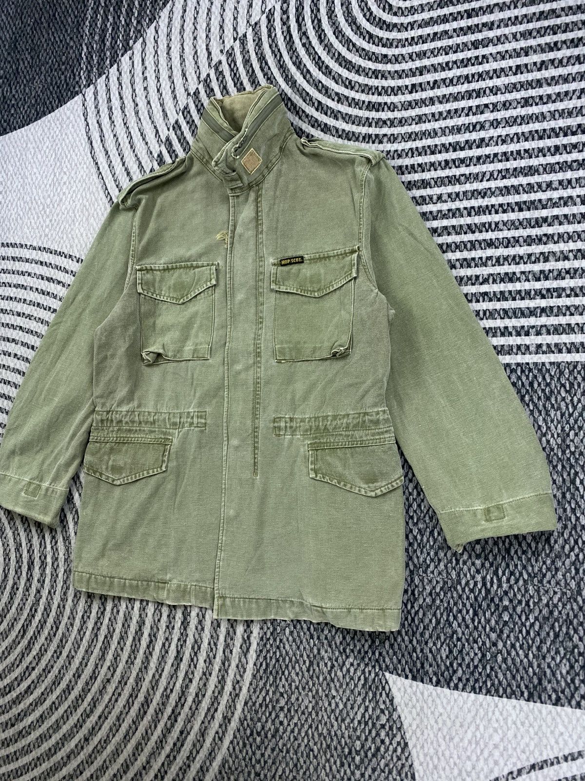 Vintage Vintage 70s Hop Scot Military M-65 Field Jacket Size US M / EU 48-50 / 2 - 4 Thumbnail