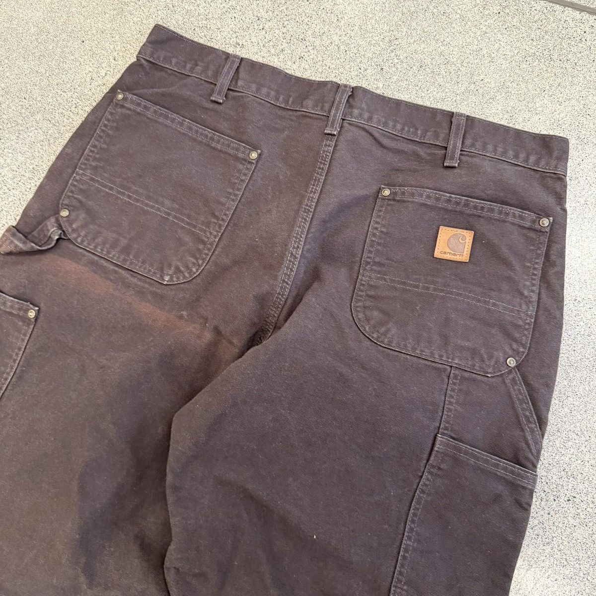 Carhartt Vintage Brown Carhartt Double knee pants Size US 36 / EU 52 - 6 Thumbnail