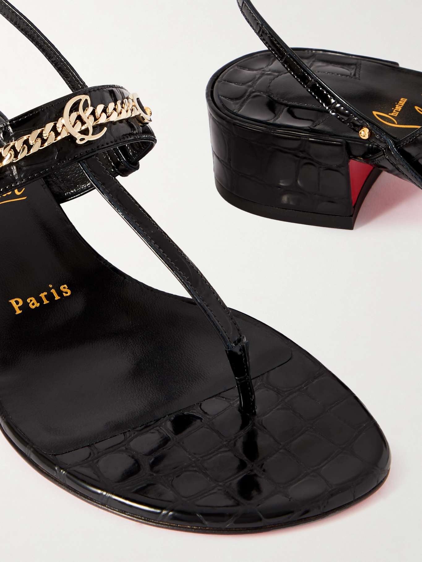 Christian Louboutin o1s1wg110925 Flats in Black Size US 11.5 / IT 41.5 - 4 Thumbnail