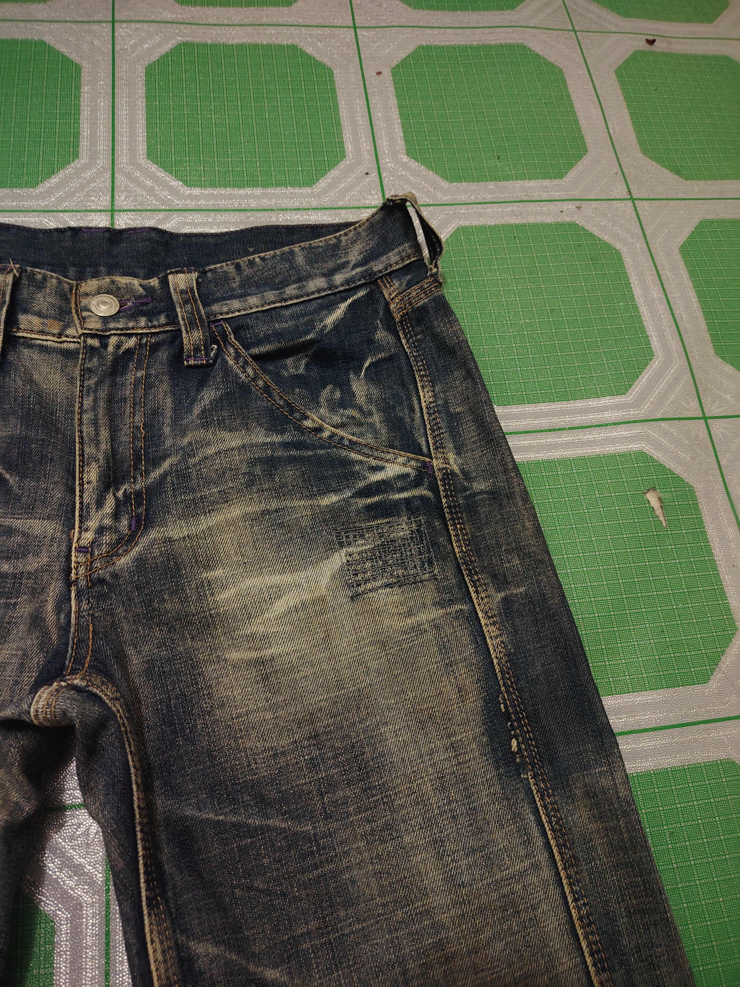 Takeo Kikuchi Vtg Japanese Takeo Kikuchi Pain Splatter Distressed Jeans Size US 30 / EU 46 - 5 Thumbnail
