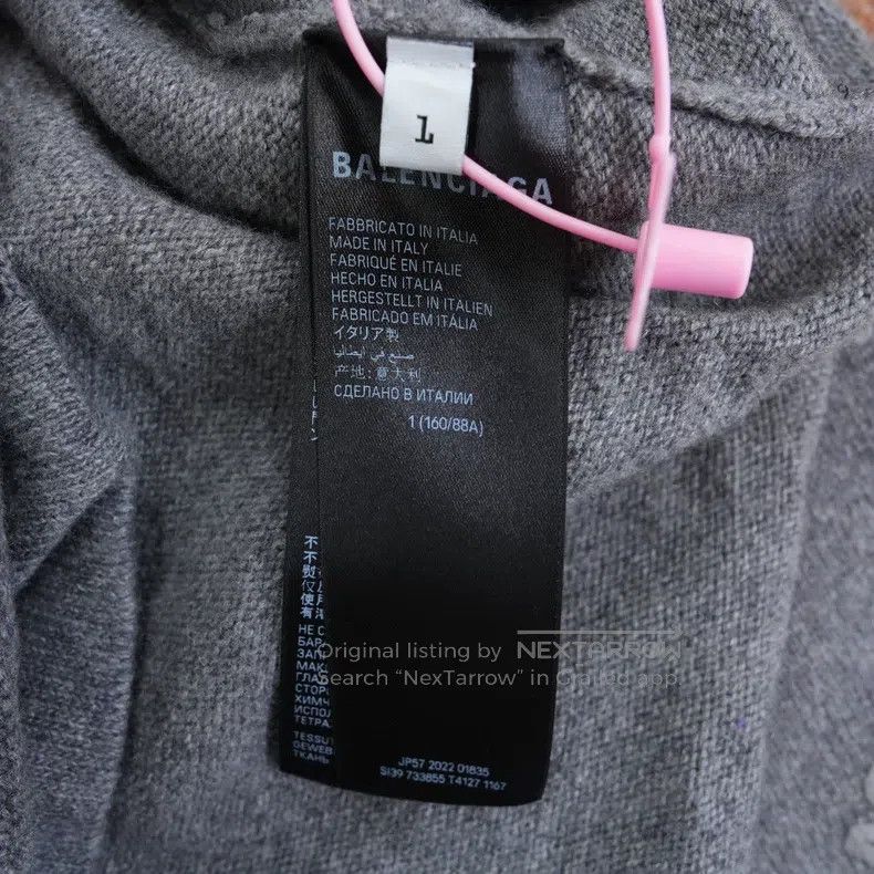 Balenciaga Balenciaga Cashmere Full Printed Bullet Screen Cardigan Size US S / EU 44-46 / 1 - 5 Thumbnail