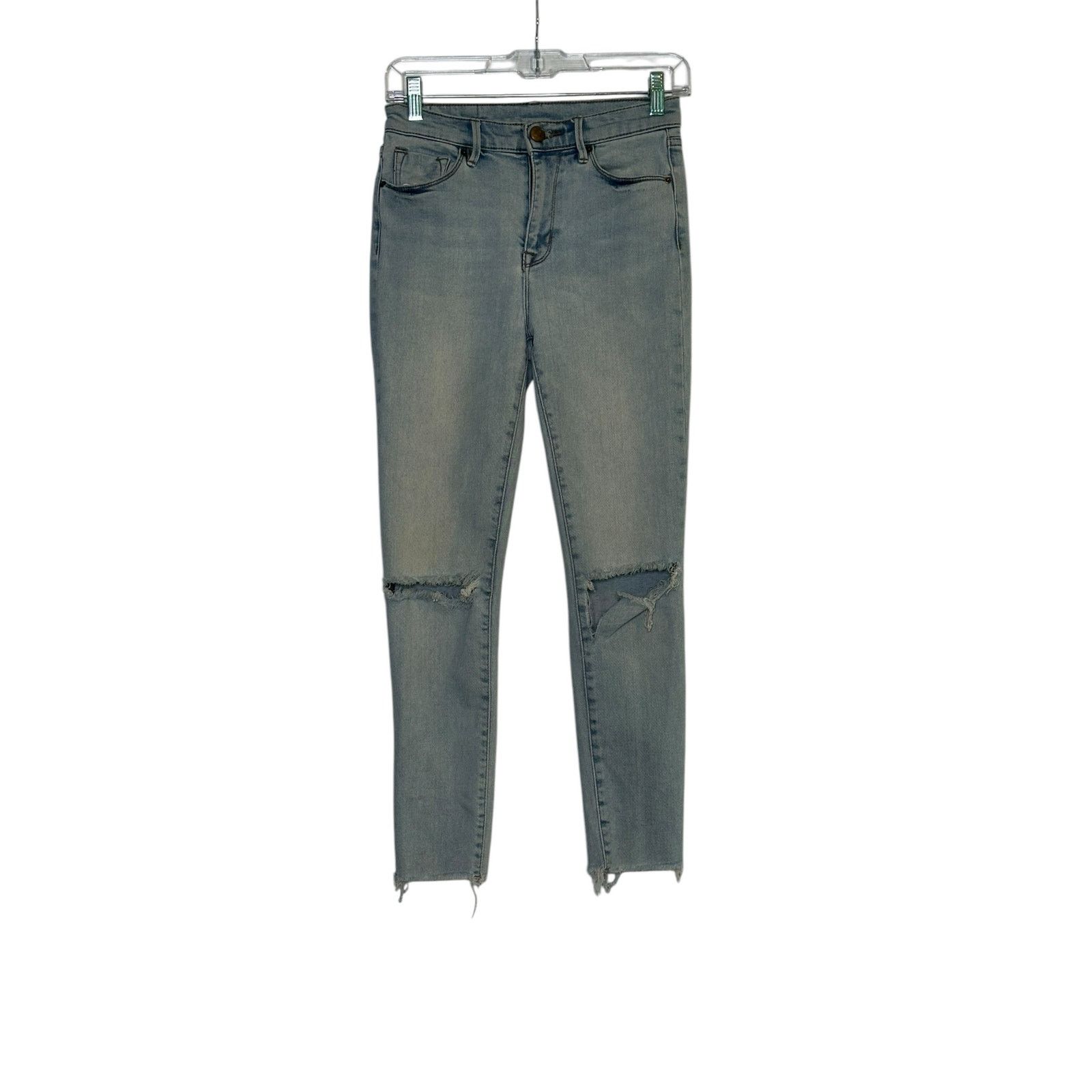 Bdg BDG blue crop twig high rise distressed jeans size 26 - 2 Size 26" / US 2 / IT 38 - 1 Thumbnail
