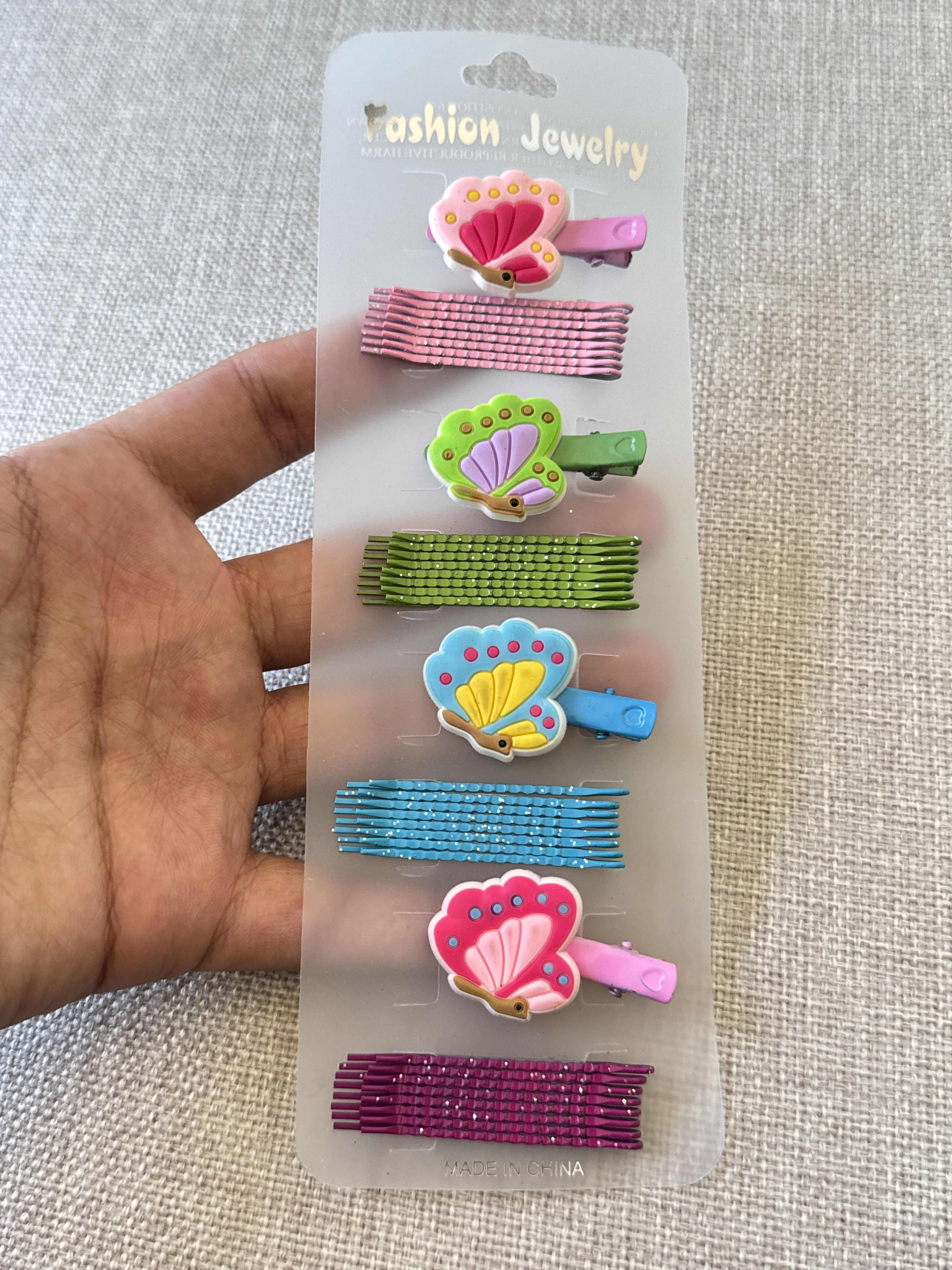 Other Colorful Y2K Butterfly Hair Clip Bundle Size ONE SIZE - 6 Thumbnail