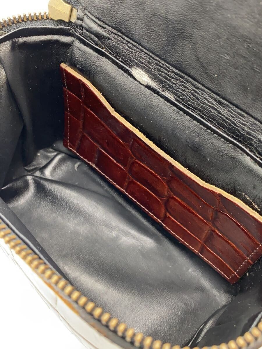 Jean Paul Gaultier Crocodile Embossed Leather Shoulder Bag Size ONE SIZE - 6 Thumbnail