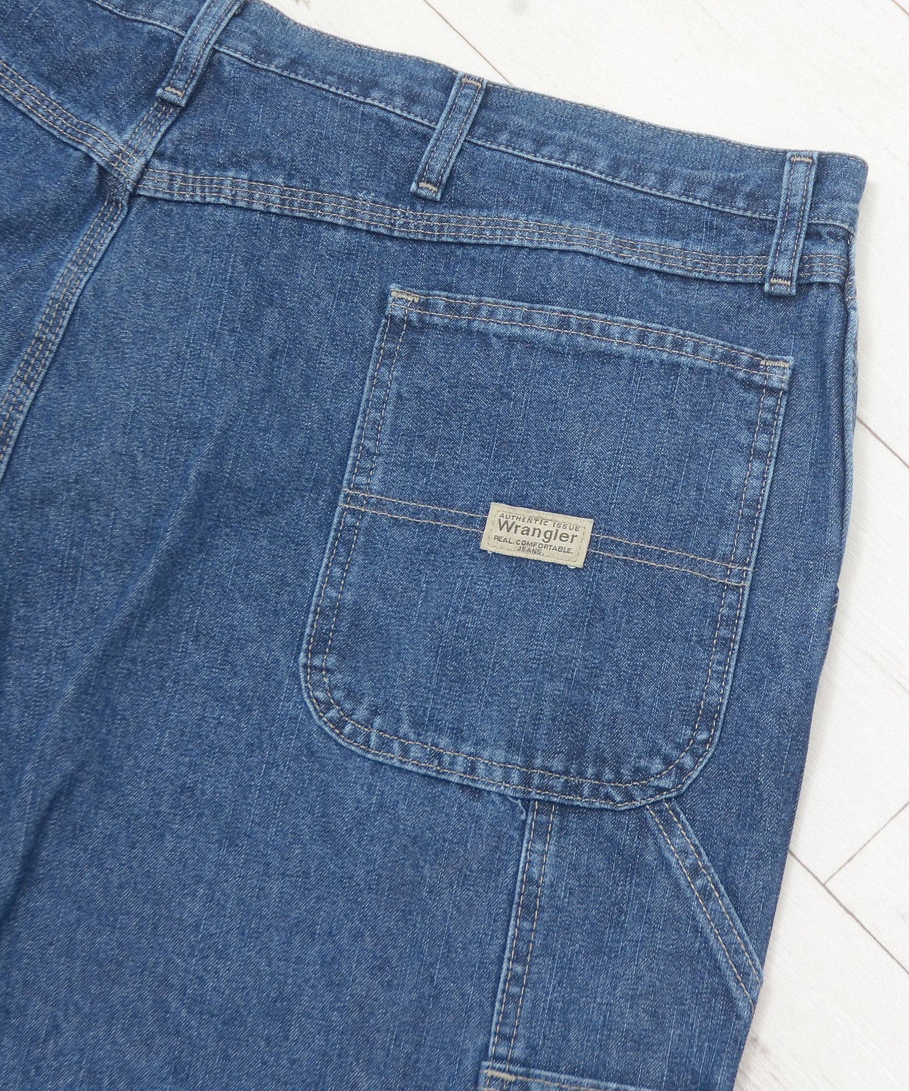 Rap Tees × Vintage × Wrangler Vintage Wrangler Carpenter Jeans Rap Pants Big SIZE Y2K Size US 44 / EU 60 - 9 Thumbnail
