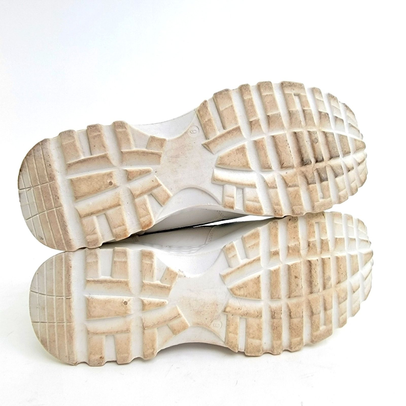 Steve Madden Steve Madde White Pastel Chunky Platform Lug Bottom Sneakers Size US 9 / IT 39 - 4 Thumbnail
